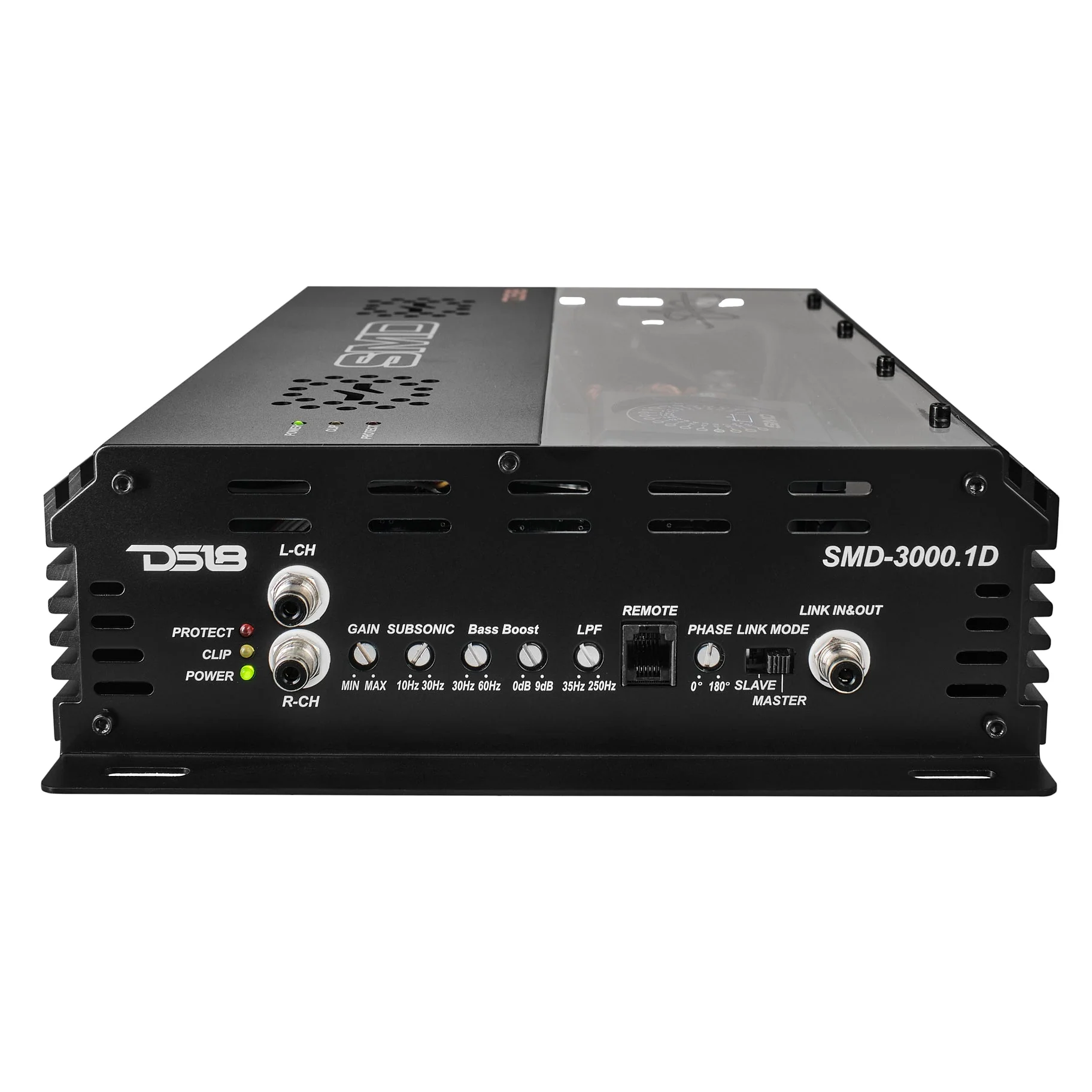SMD Monoblock Amplifier with VM-1 Voltmeter and Digital LED Lights 3000W RMS at 1-ohm - Steve Meade Designs - Image 4