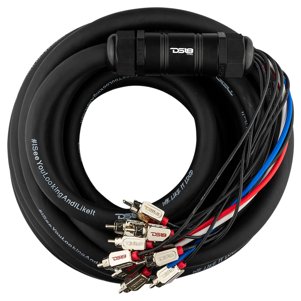 Snake, Medusa 10 Channel RCA and 4 x 12GA OFC Power Wire 30 Feet - Image 6