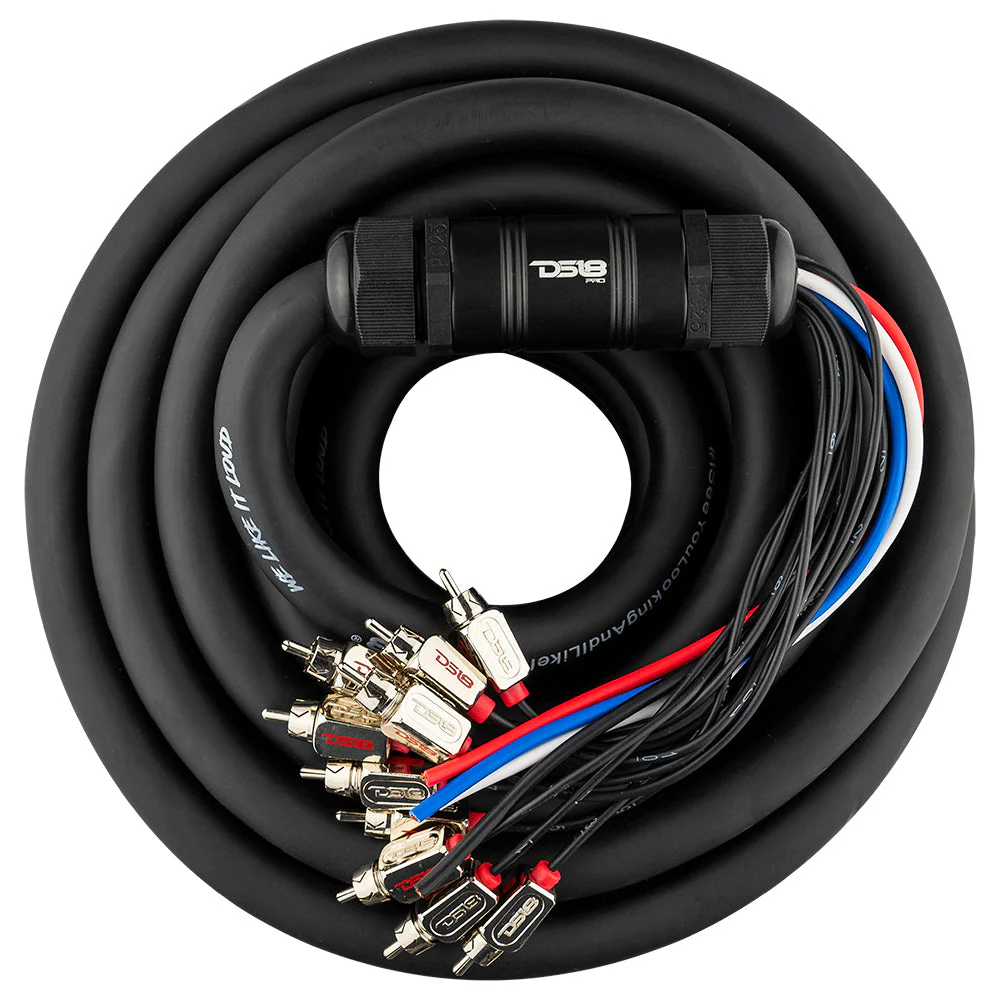 Snake, Medusa 10 Channel RCA and 4 x 12GA OFC Power Wire 50 Feet - Image 6