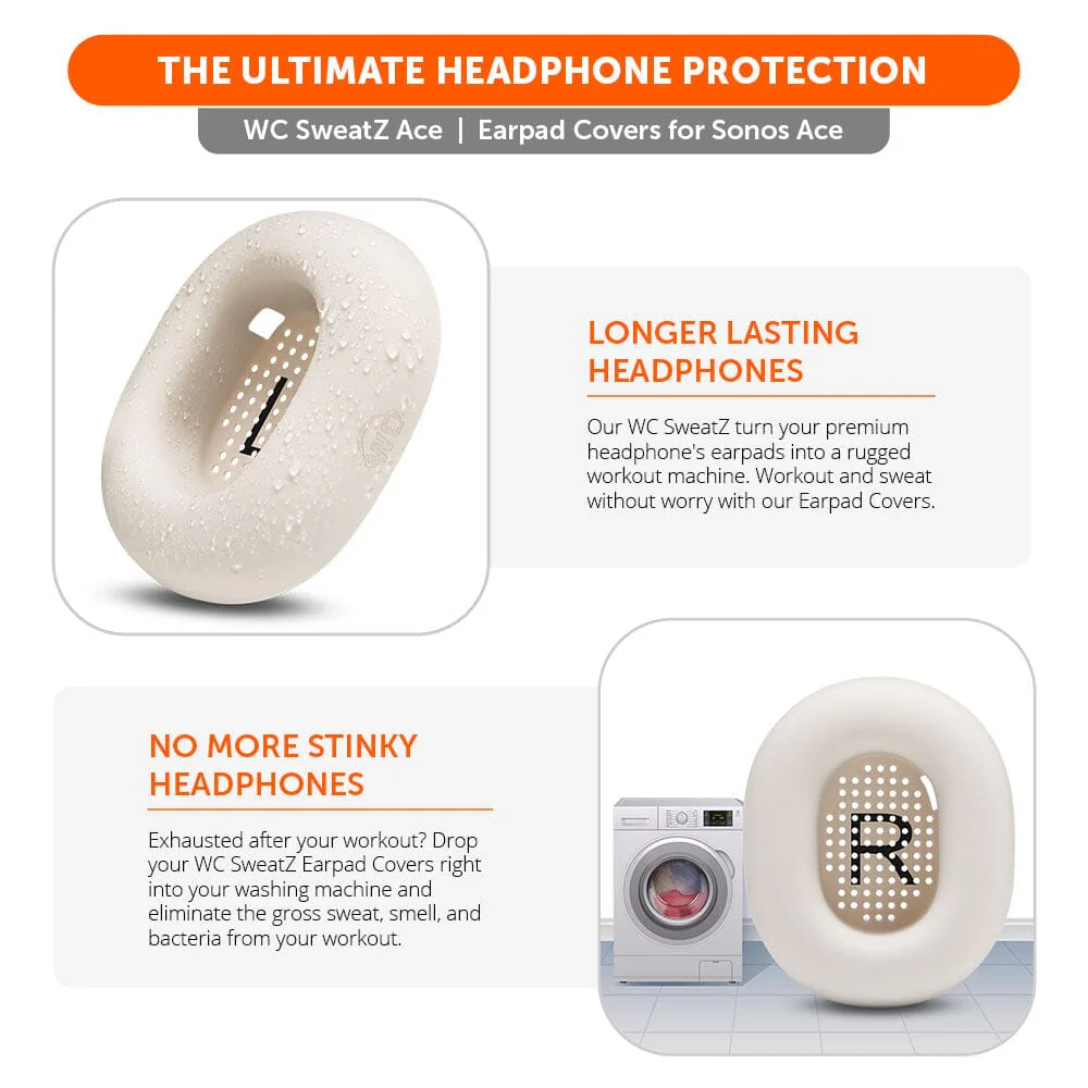 Sonos Ace Earpad Sweat Covers - WC SweatZ Ace - Image 13