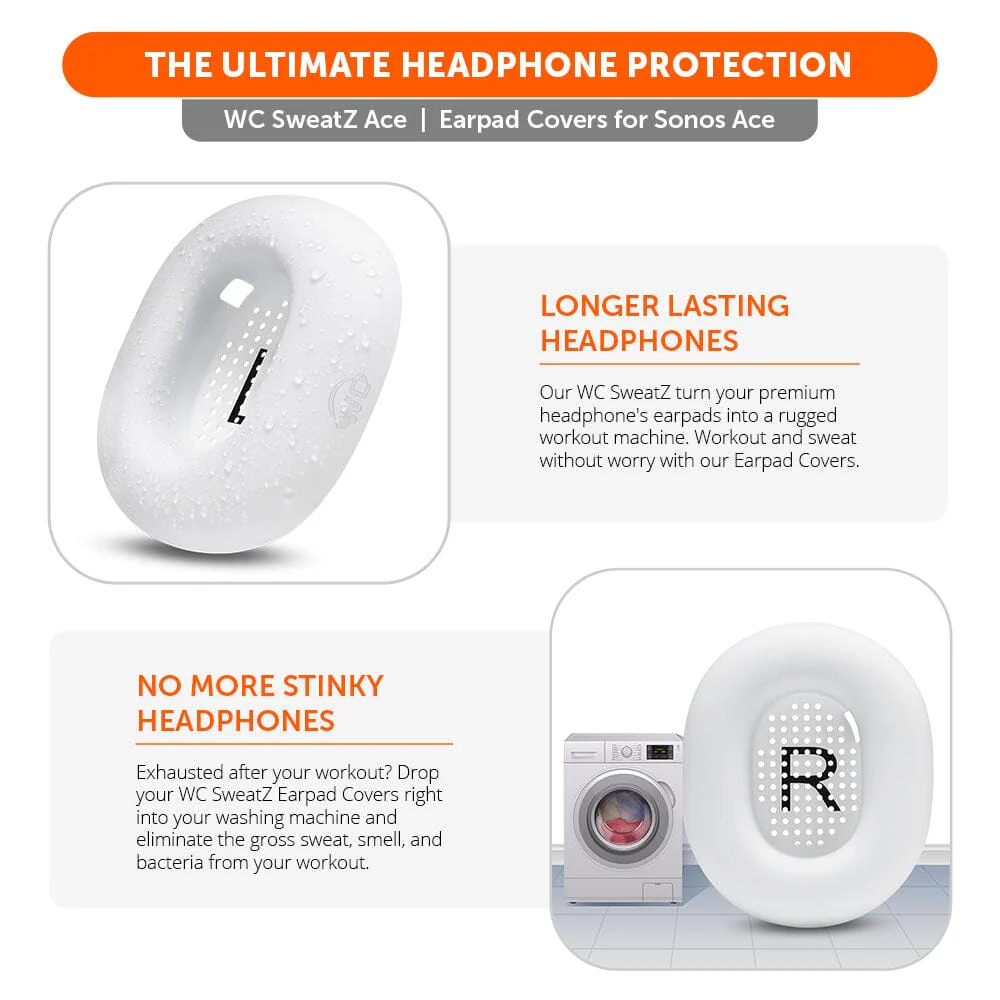 Sonos Ace Earpad Sweat Covers - WC SweatZ Ace - Image 7