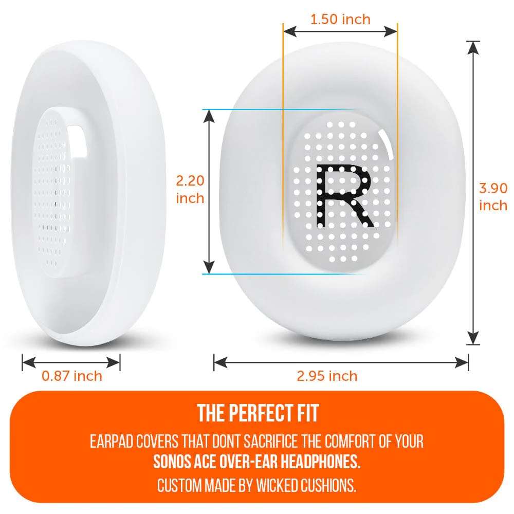 Sonos Ace Earpad Sweat Covers - WC SweatZ Ace - Image 8