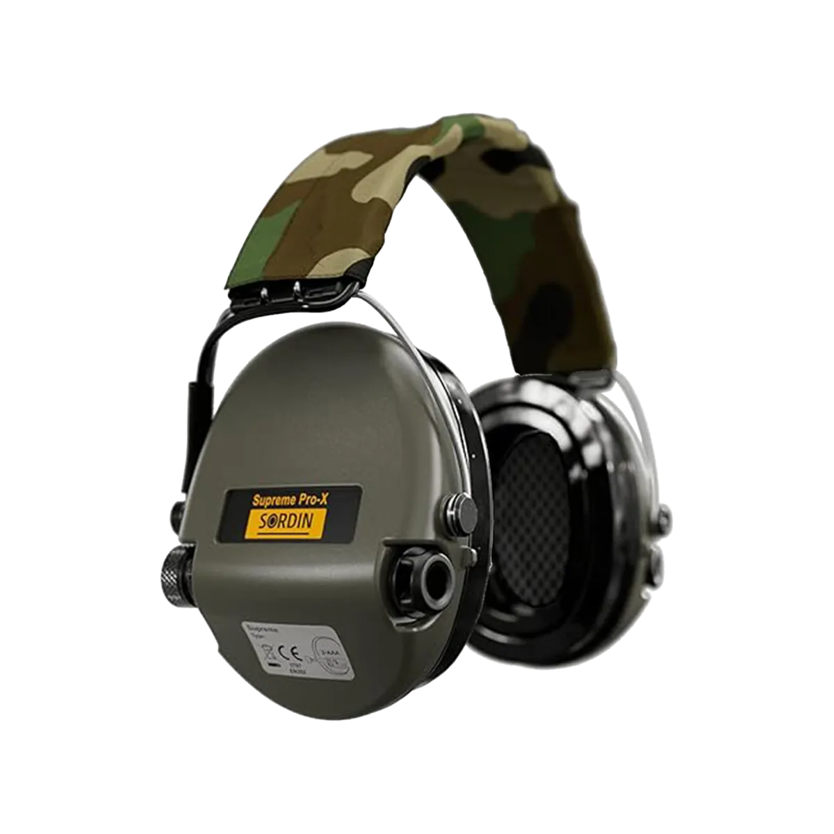 Sordin Supreme Pro-X Ear Defenders for Hunting & Shooting - Green Ear Muffs - Image 4