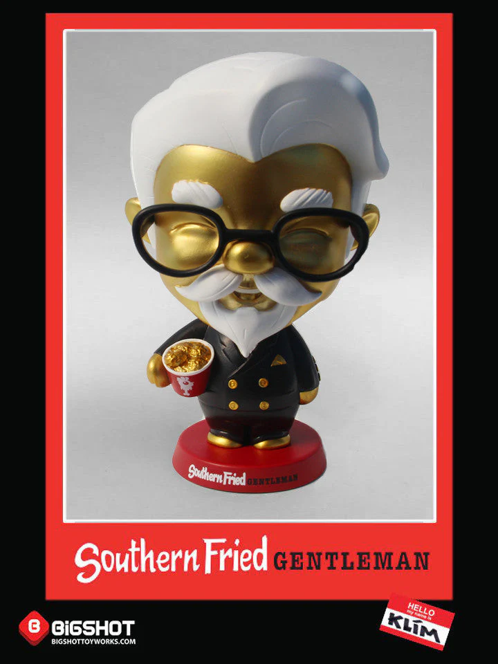 Southern Fried Gentleman 6.5 inch resin sculpture - Image 3