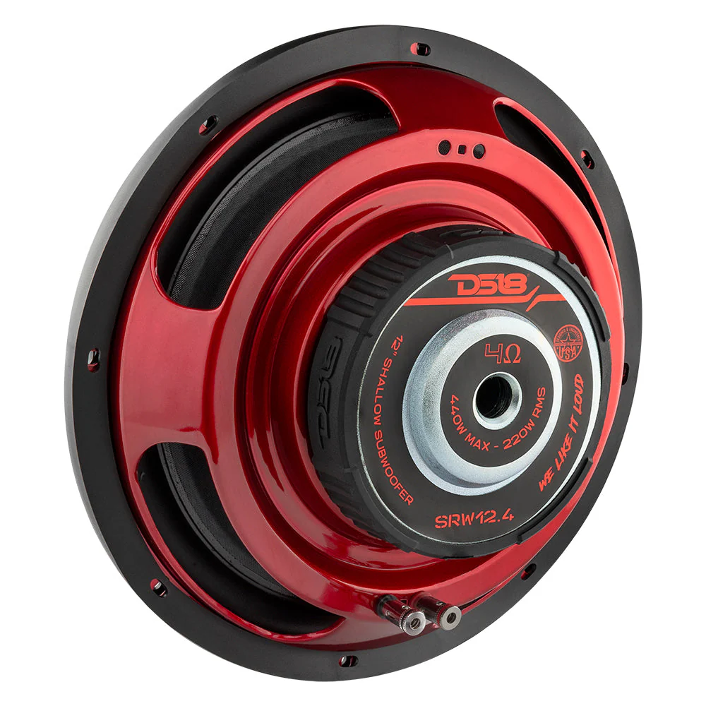 SRW Shallow-Mount 12" Subwoofer 220 Watts Rms SVC 4-Ohm - Image 3