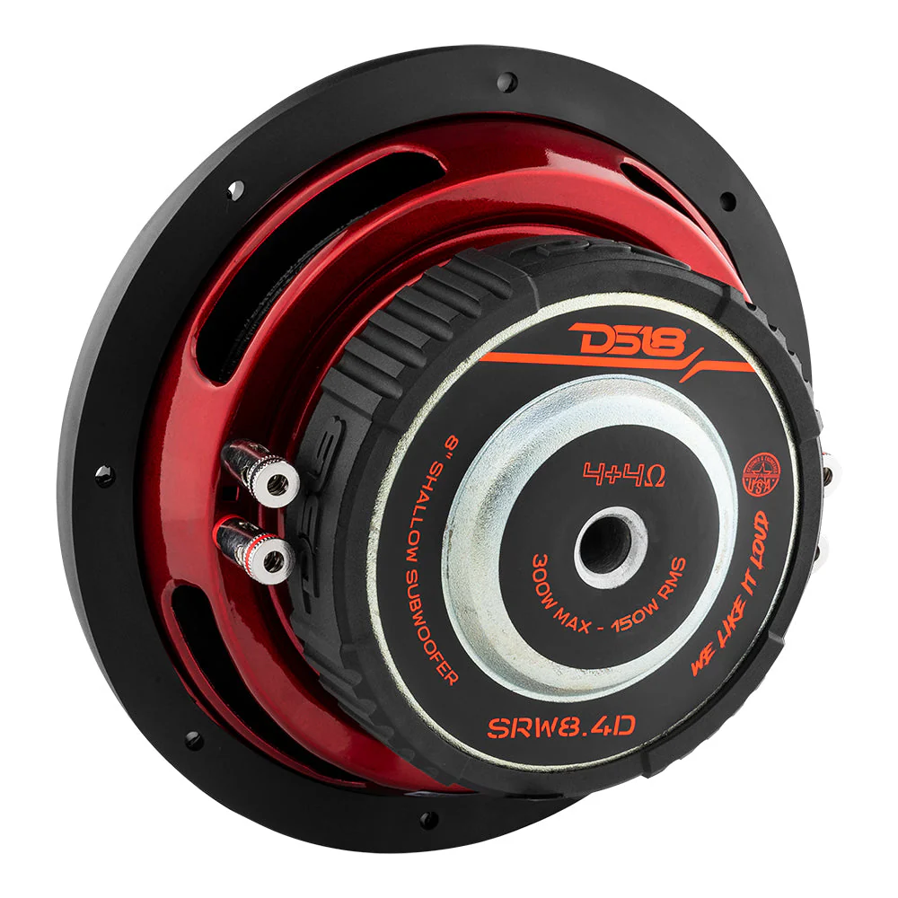 SRW Shallow-Mount 8" Subwoofer 150 Watts Rms DVC 4-Ohm - Image 3
