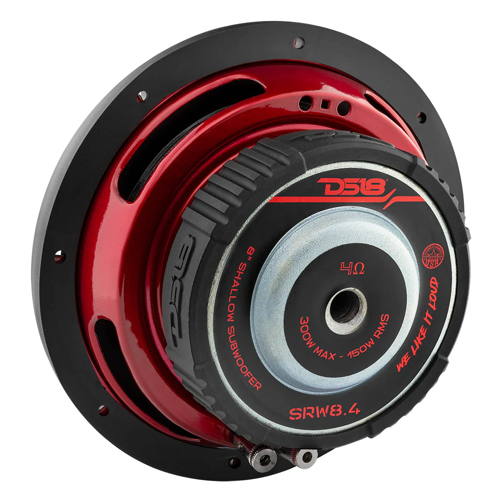 SRW Shallow-Mount 8" Subwoofer 150 Watts Rms SVC 4-Ohm - Image 3