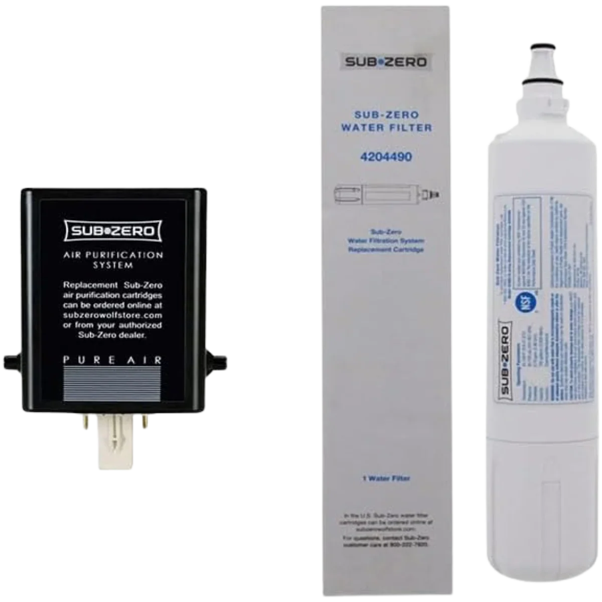 Sub-Zero 4204490 & 7007067 Water and Air Filter Combo Pack
