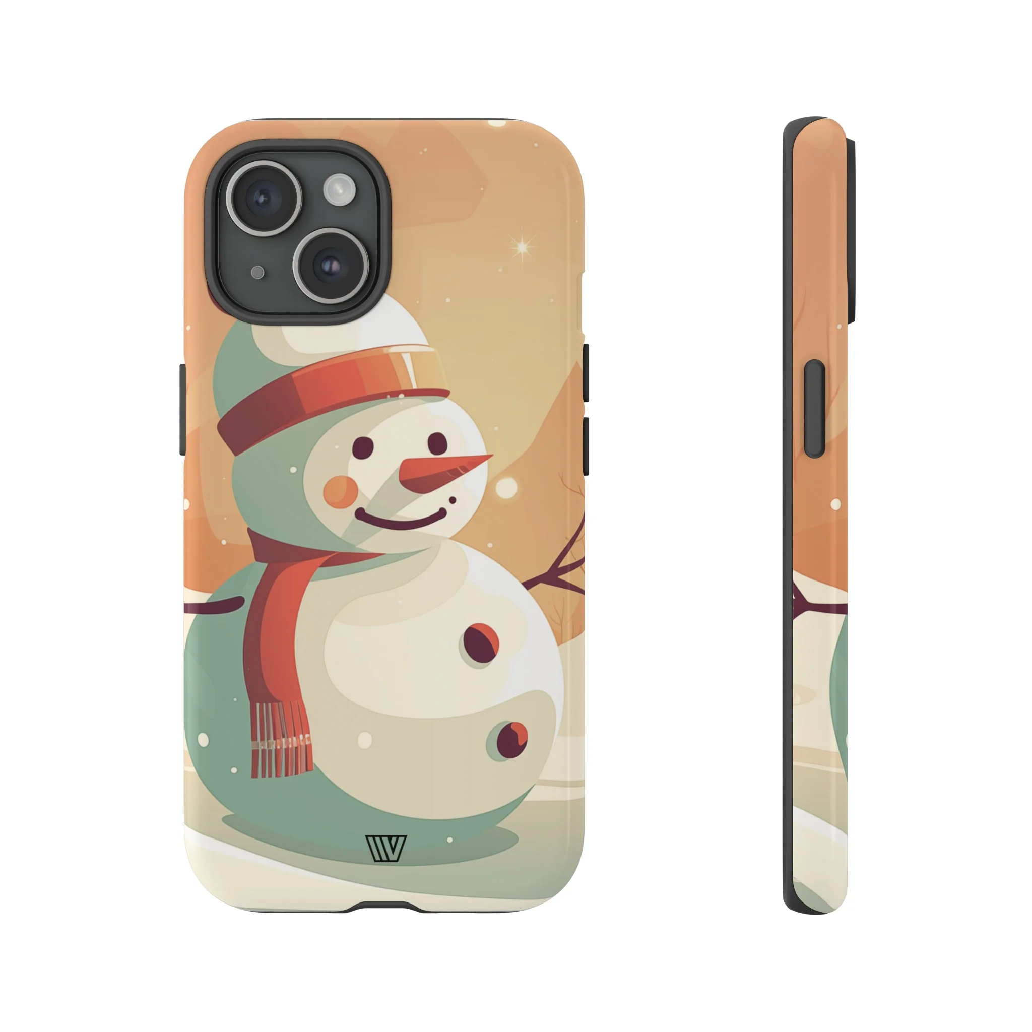 SUNSET SNOWMAN | Tough Phone Case - Image 2