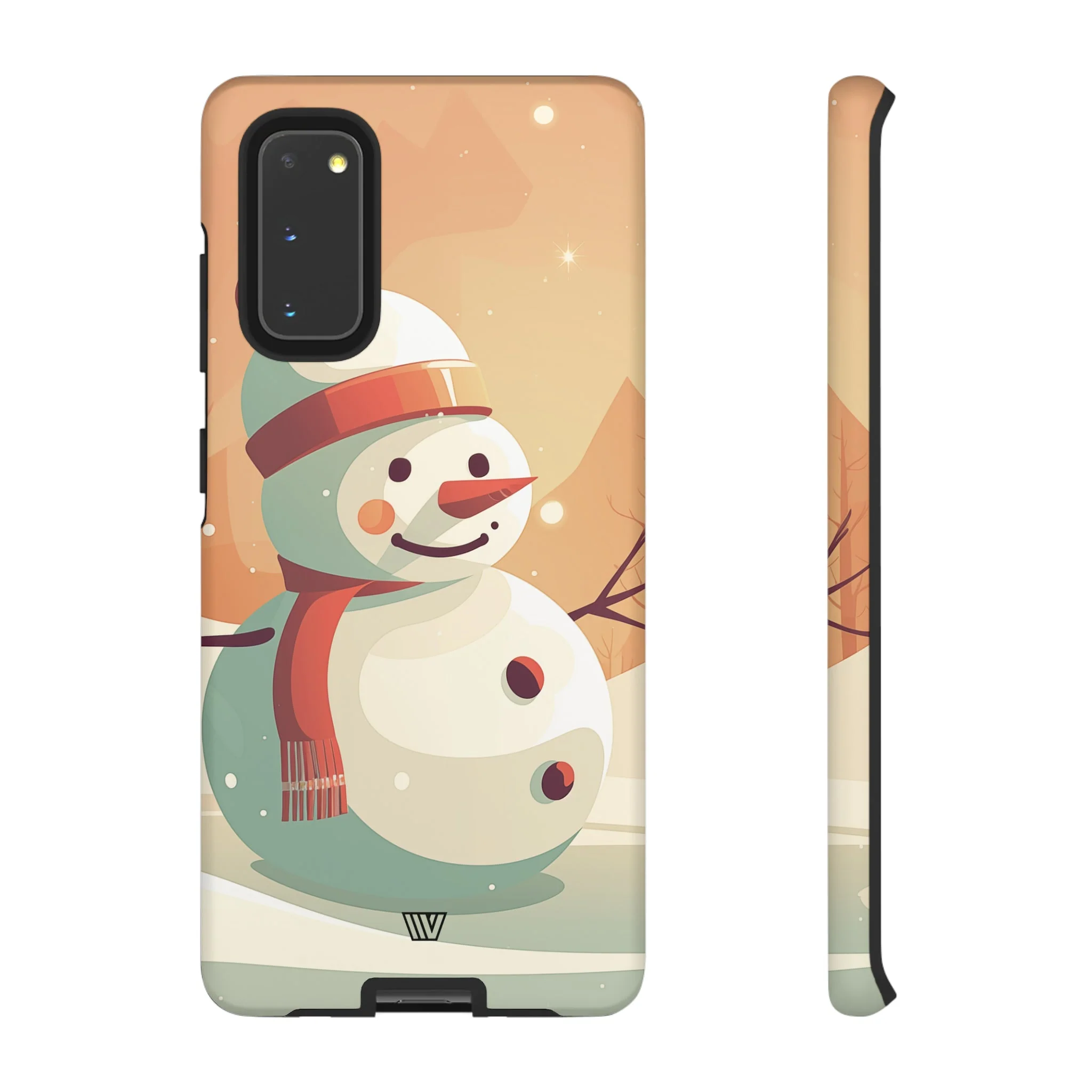 SUNSET SNOWMAN | Tough Phone Case - Image 4