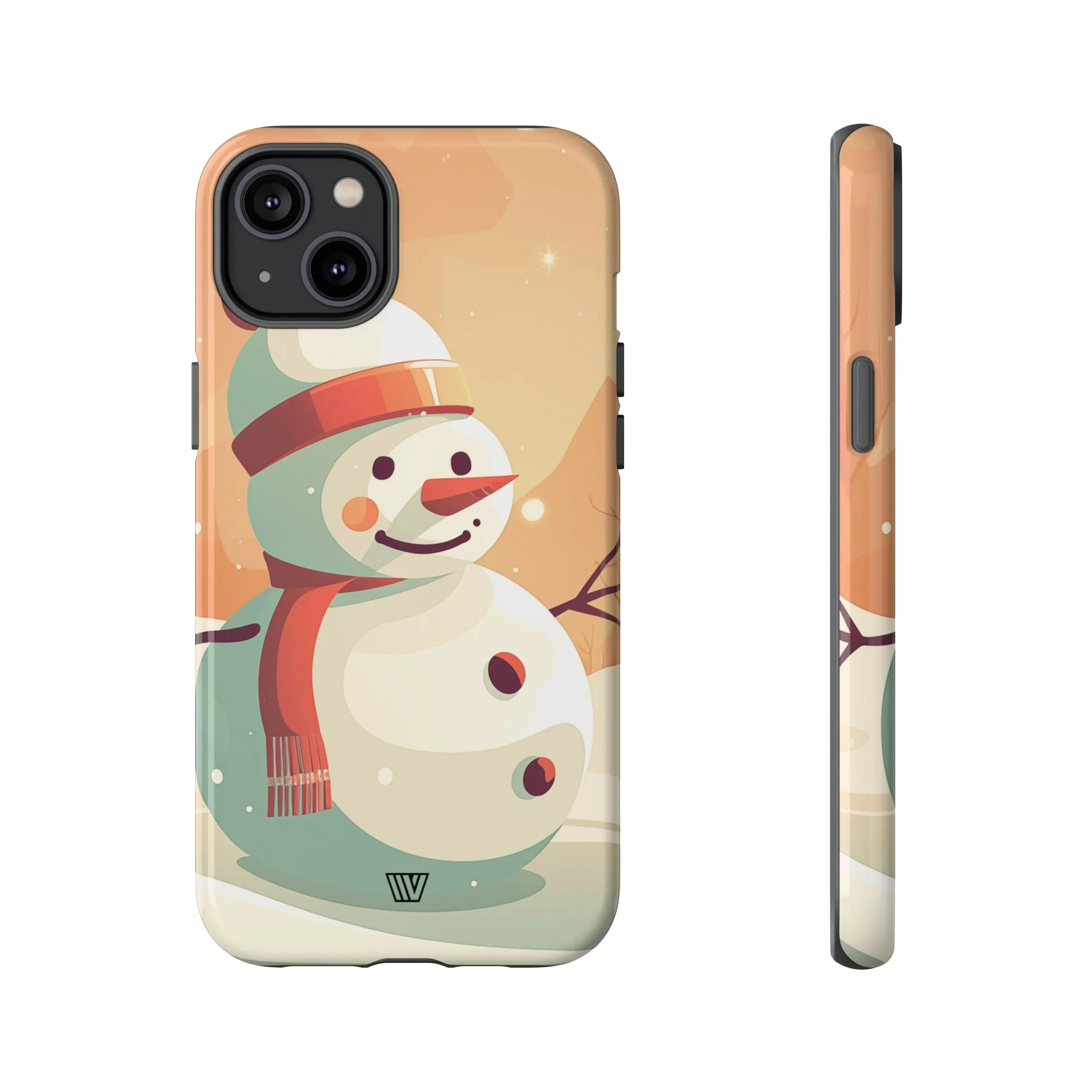 SUNSET SNOWMAN | Tough Phone Case - Image 45