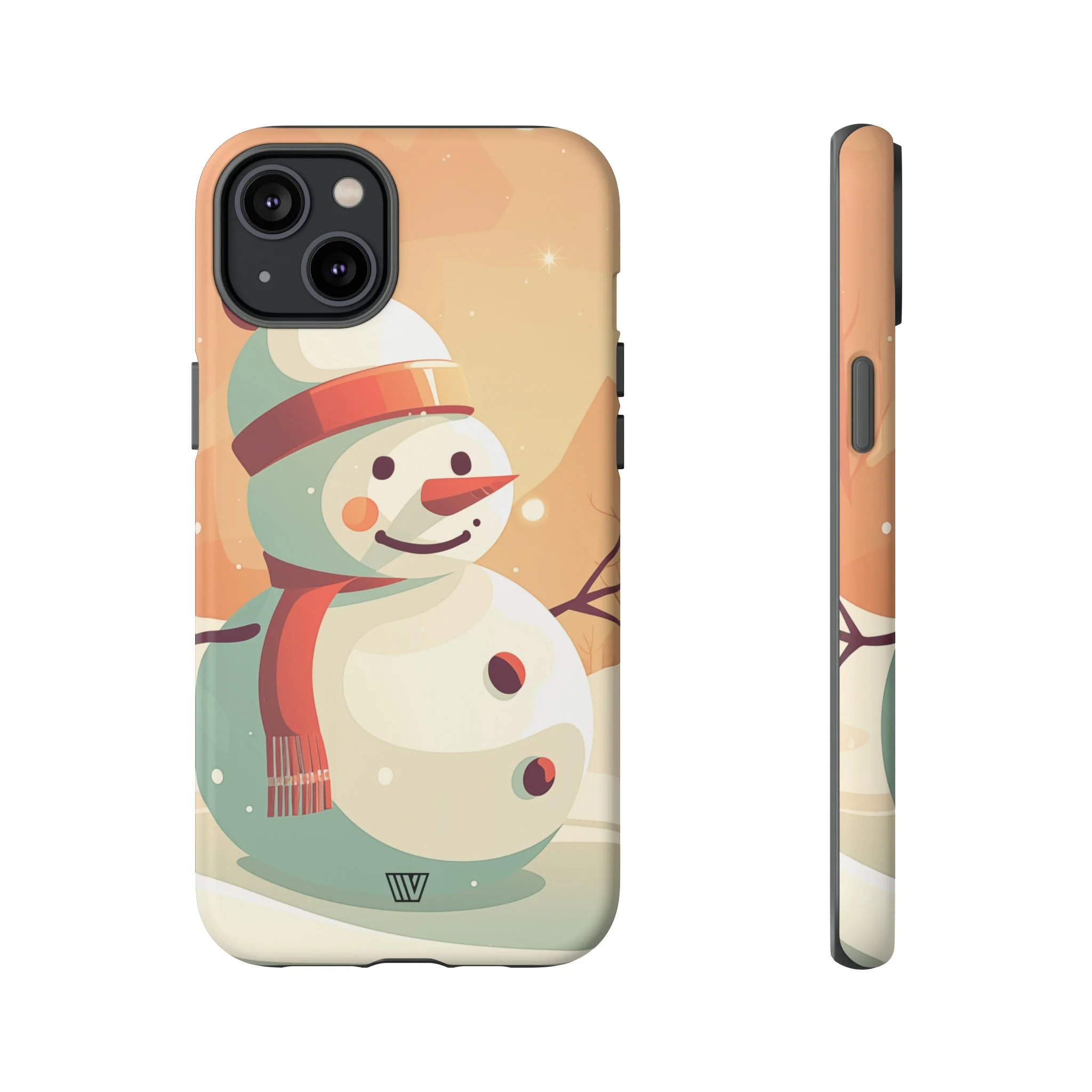SUNSET SNOWMAN | Tough Phone Case - Image 46