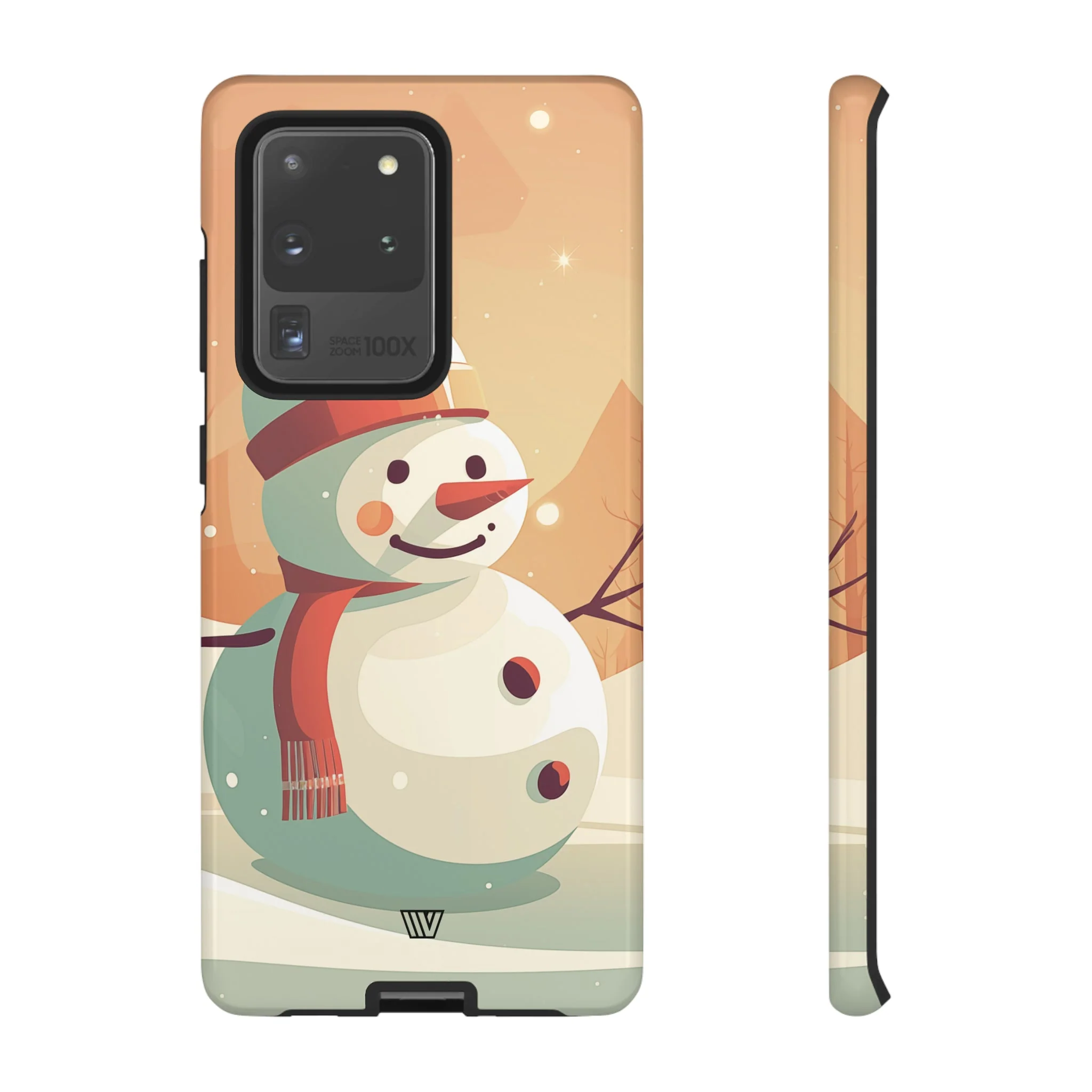 SUNSET SNOWMAN | Tough Phone Case - Image 5