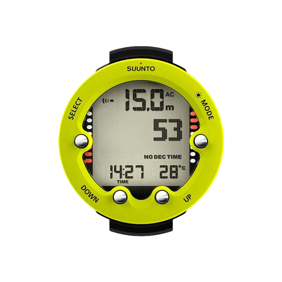 Suunto Zoop Novo Wrist Scuba Diving Computer Lime Without USB - Image 3