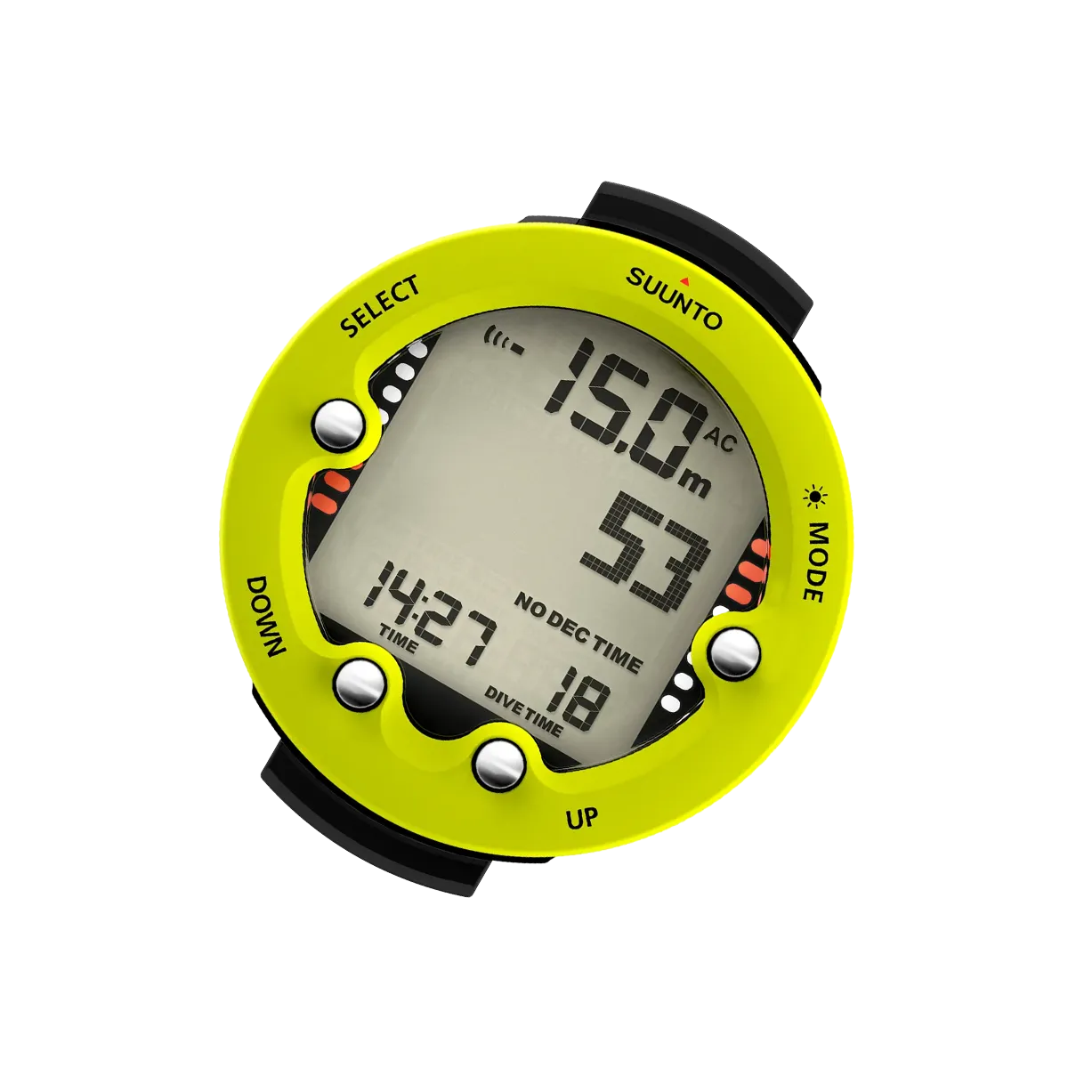 Suunto Zoop Novo Wrist Scuba Diving Computer Lime Without USB - Image 4
