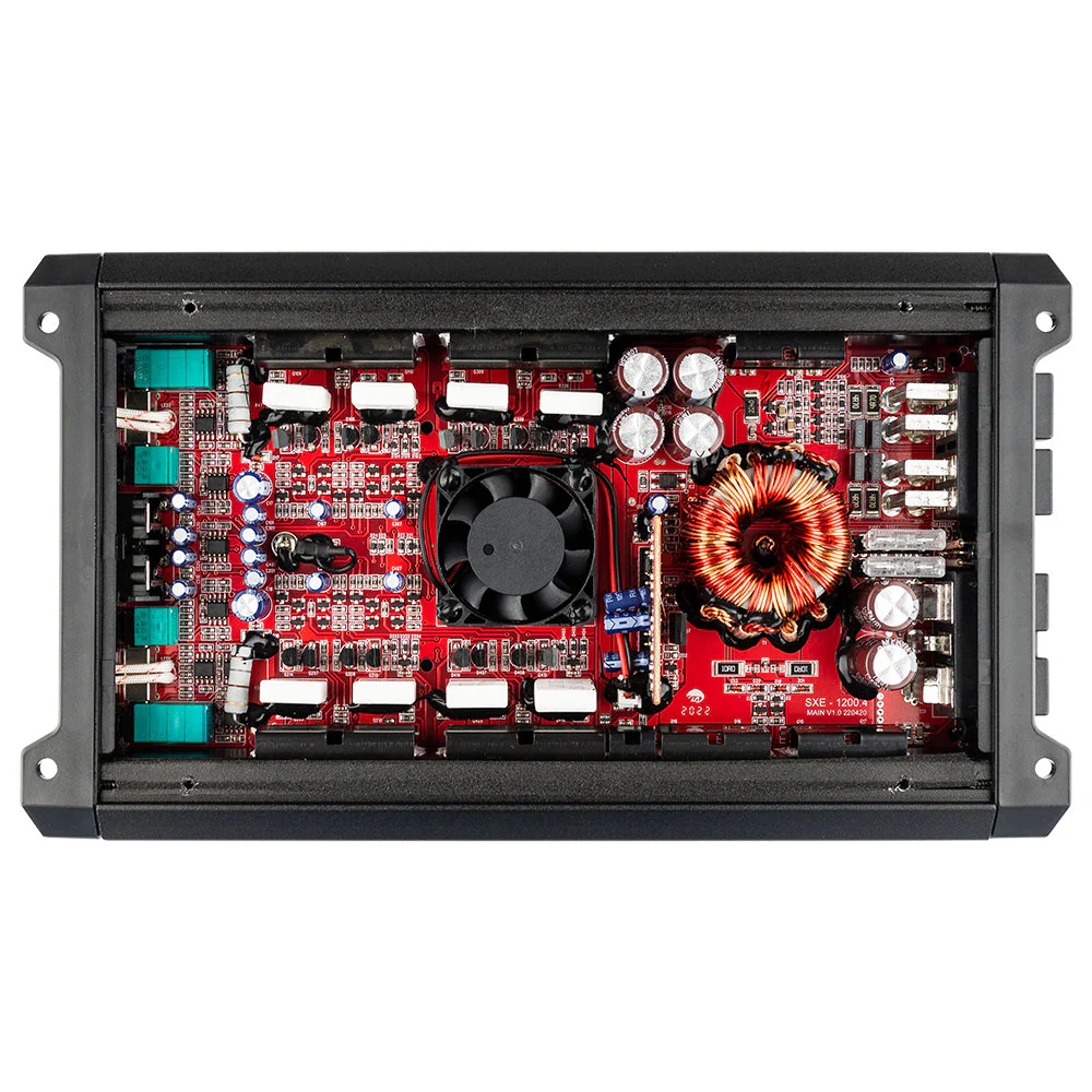 SXE Class A/B 4-Channel Full-Range Car Amplifier 4 x 60 RMS @4 Ohm 1200 Watts - Image 2