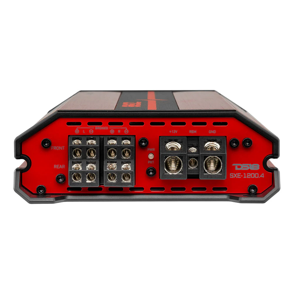 SXE Class A/B 4-Channel Full-Range Car Amplifier 4 x 60 RMS @4 Ohm 1200 Watts - Image 9
