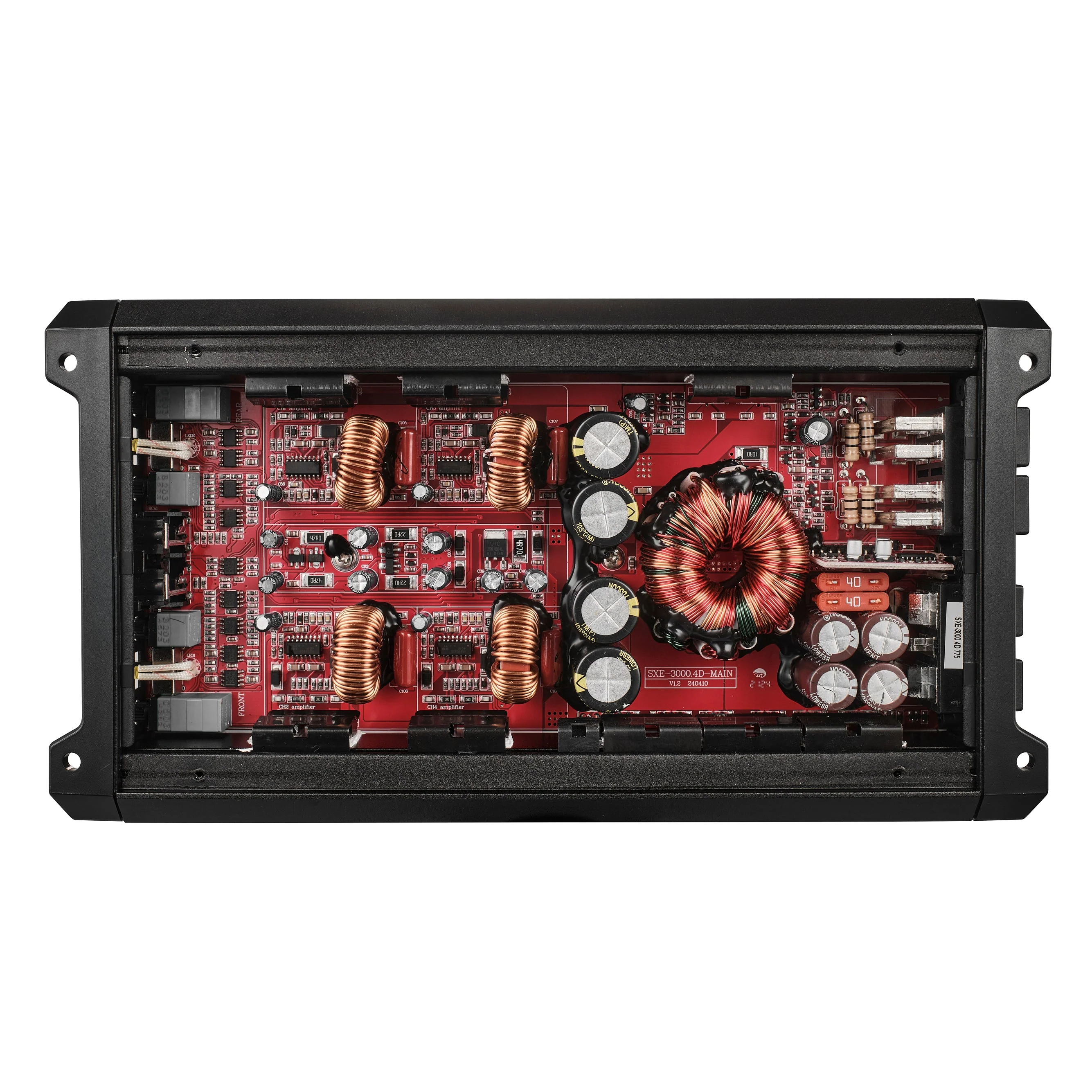 SXE Class D 4-Channel  Full-Range Car Amplifier 4 x 200 RMS @4 Ohm 3000 Watts - Image 2