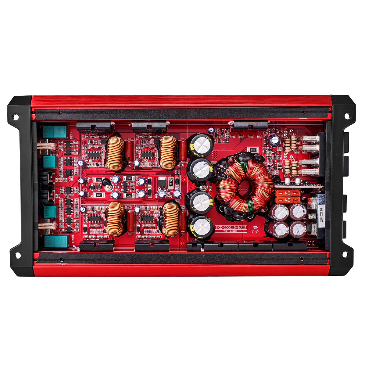 SXE Class D 4-Channel  Full-Range Car Amplifier 4 x 200 RMS @4 Ohm 3000 Watts - Image 6