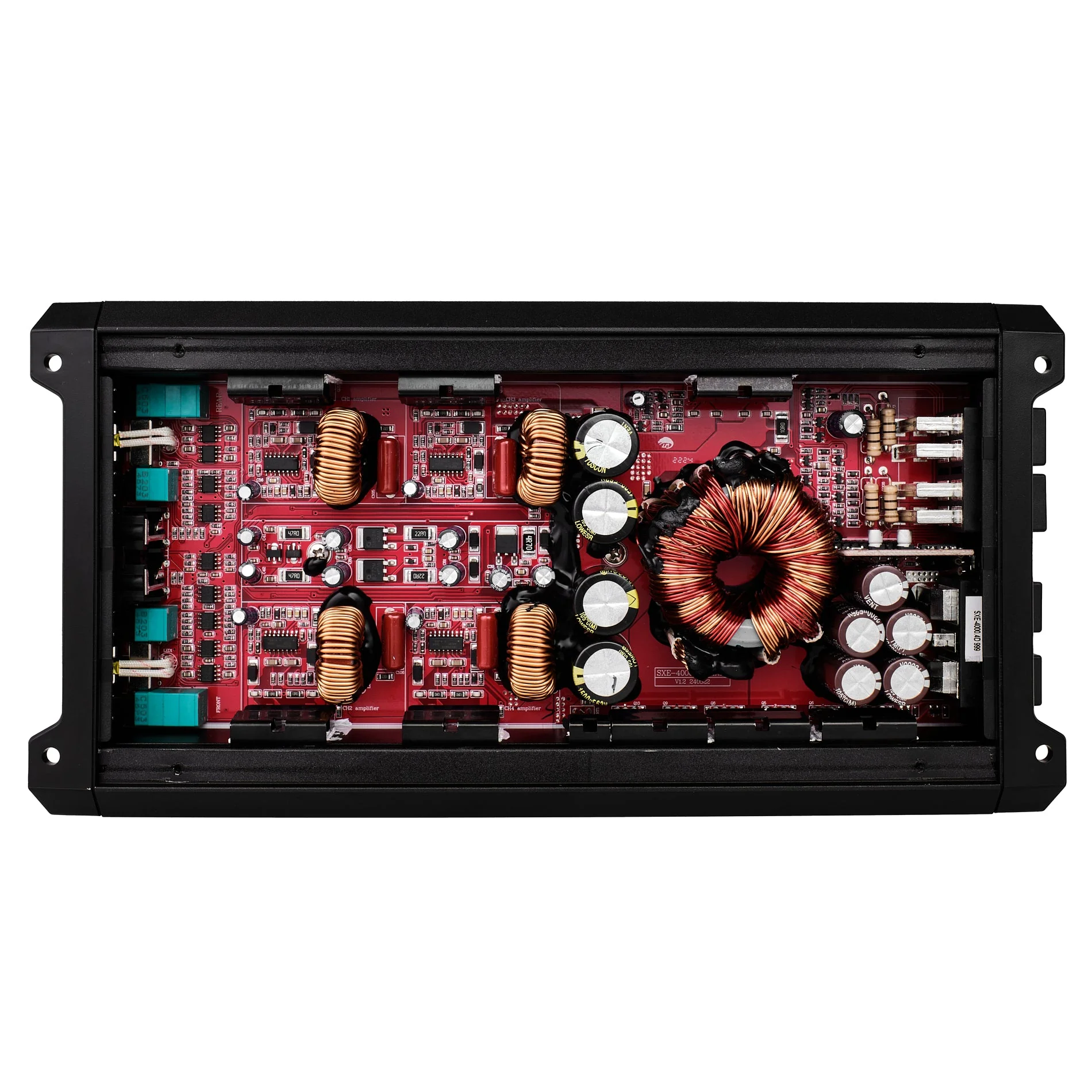SXE Class D 4-Channel Full-Range Car Amplifier 4 x 275 RMS @4 Ohm 4000 Watts - Image 2