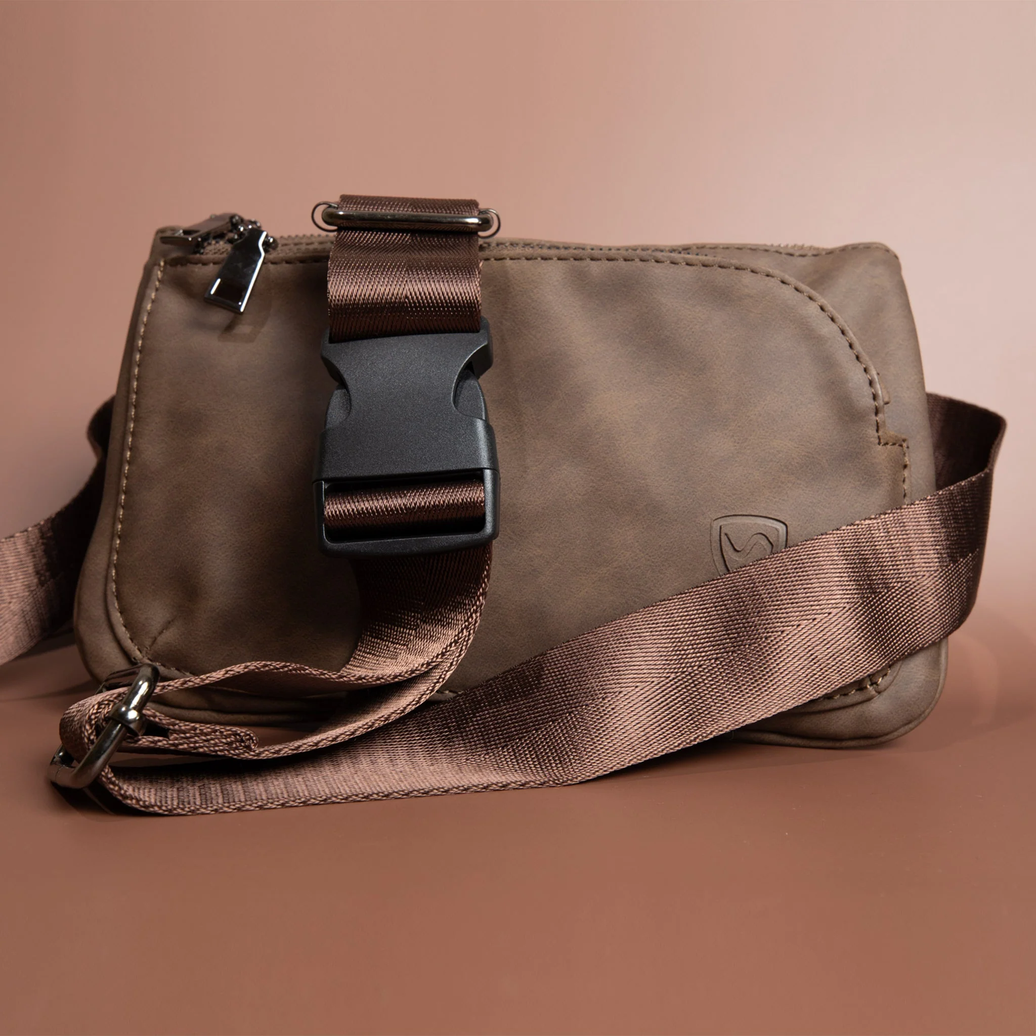 SYB Cross Body Fanny Pack - Metro Vegan Leather - Image 5