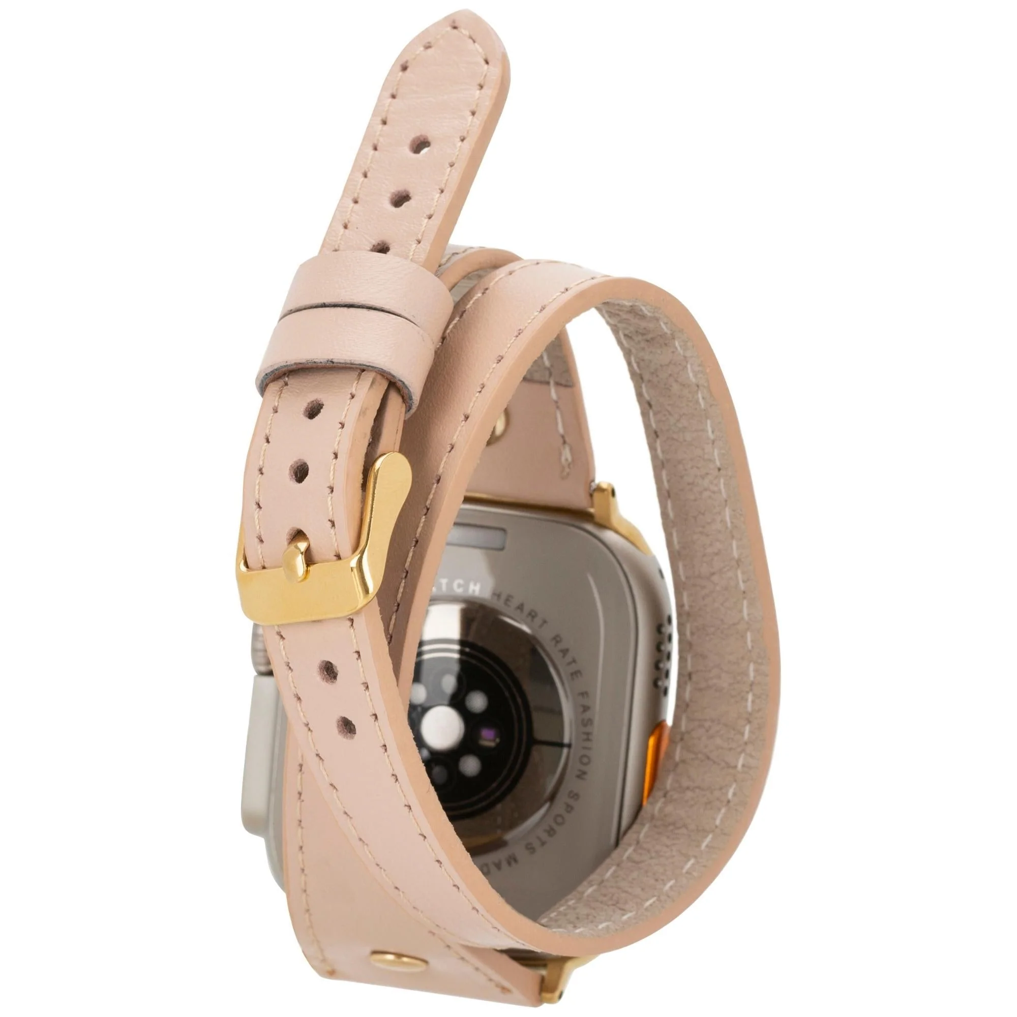 Syracuse Double Tour Leather Bands for Apple Watch 9, Ultra 2 and SE - Image 22