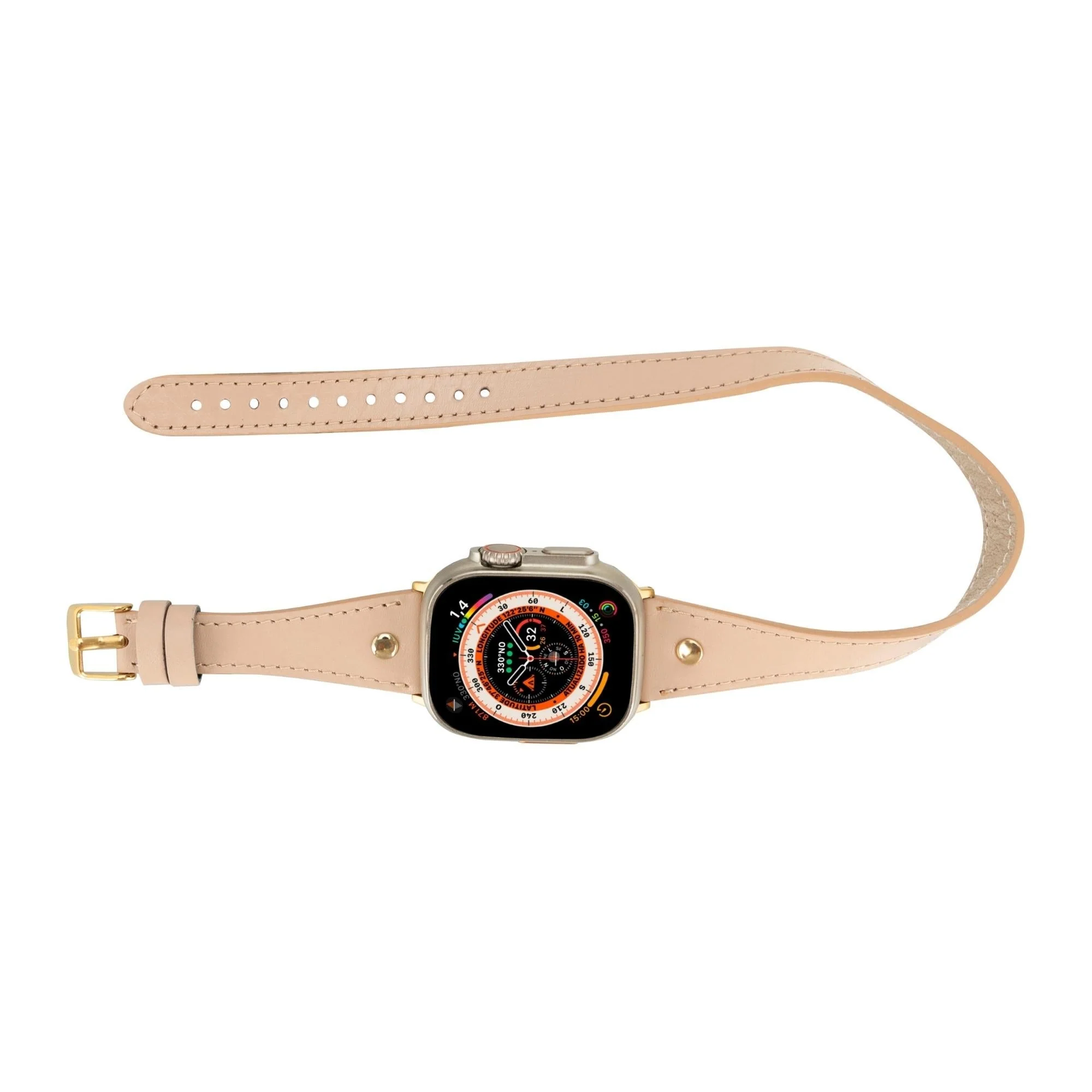 Syracuse Double Tour Leather Bands for Apple Watch 9, Ultra 2 and SE - Image 23