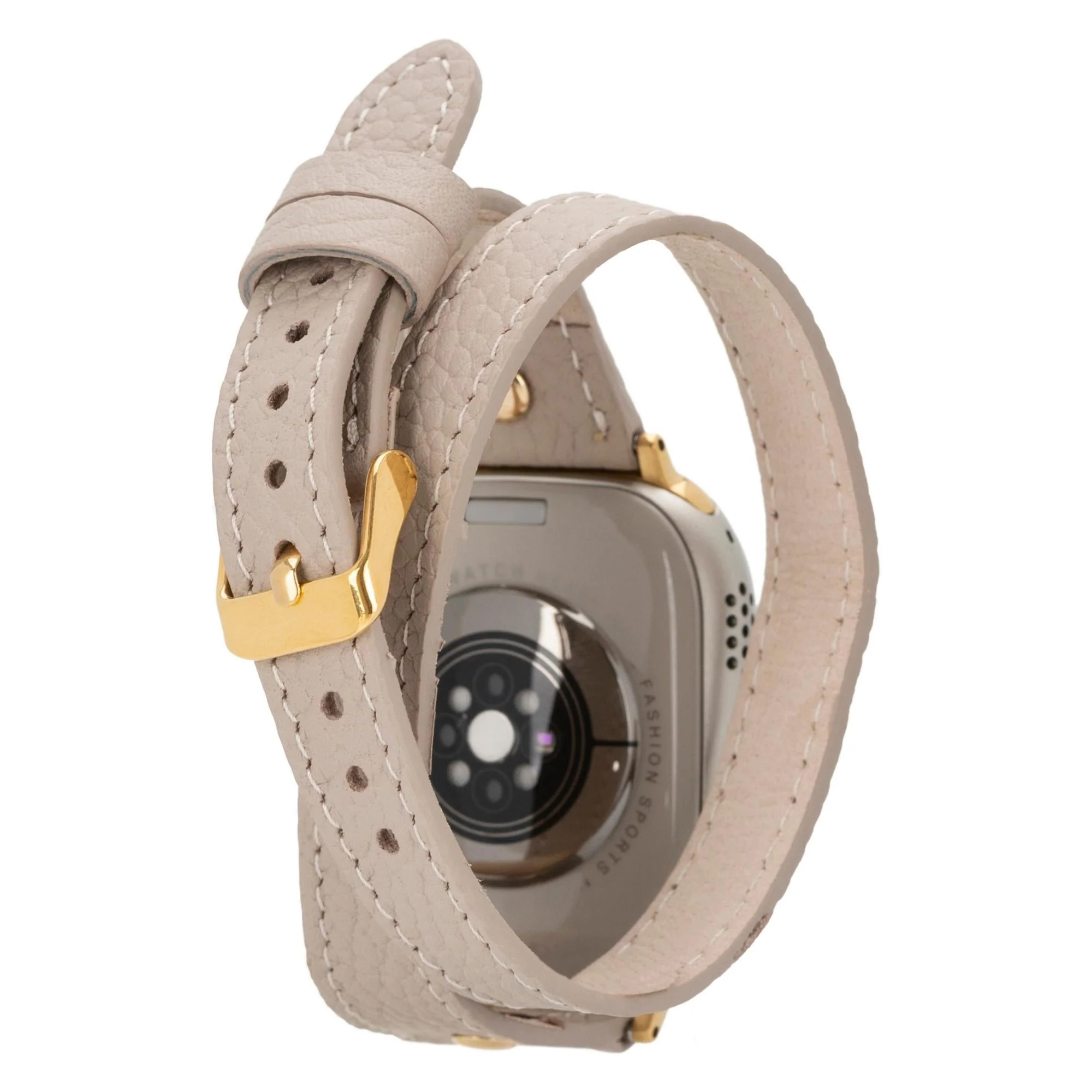 Syracuse Double Tour Leather Bands for Apple Watch 9, Ultra 2 and SE - Image 30