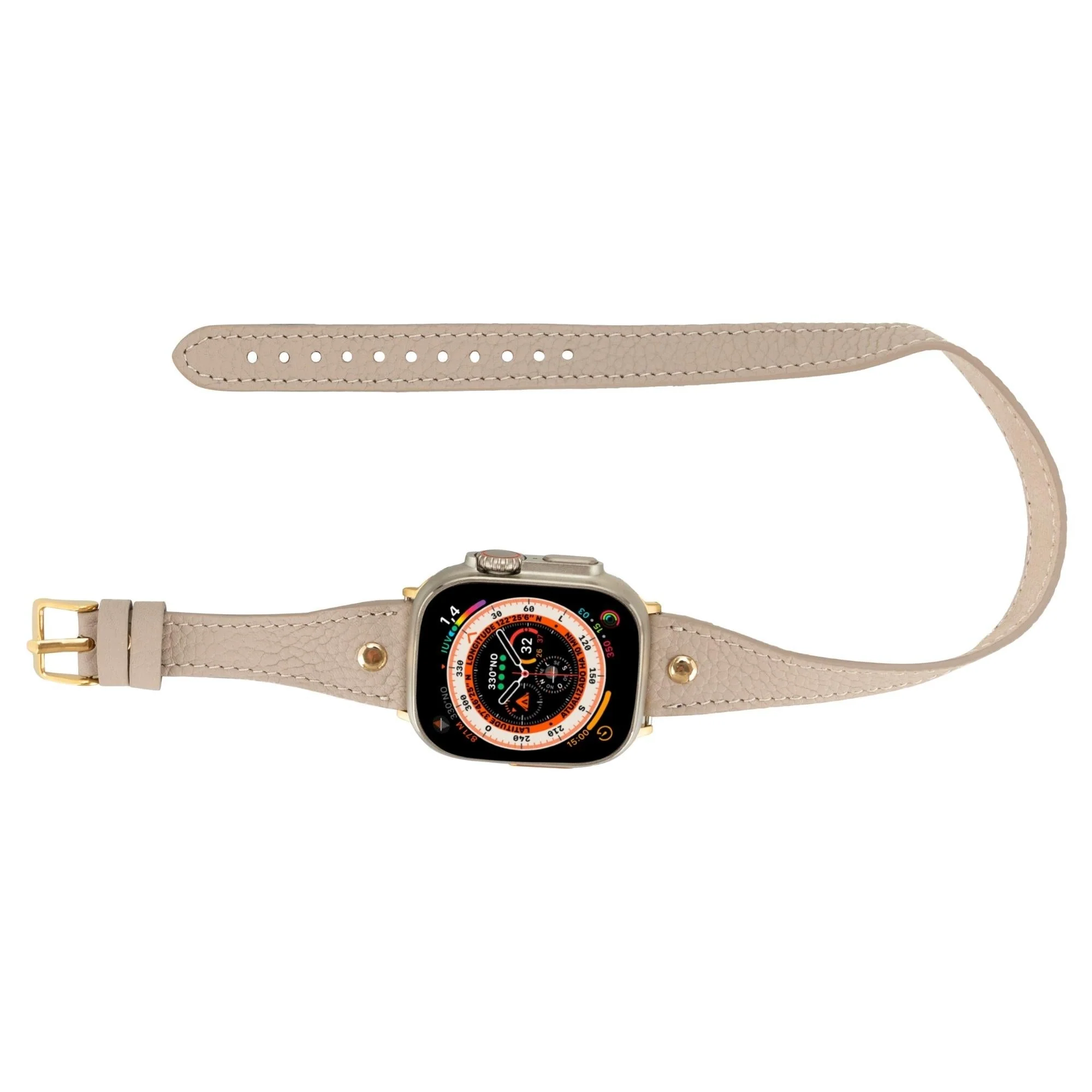 Syracuse Double Tour Leather Bands for Apple Watch 9, Ultra 2 and SE - Image 31