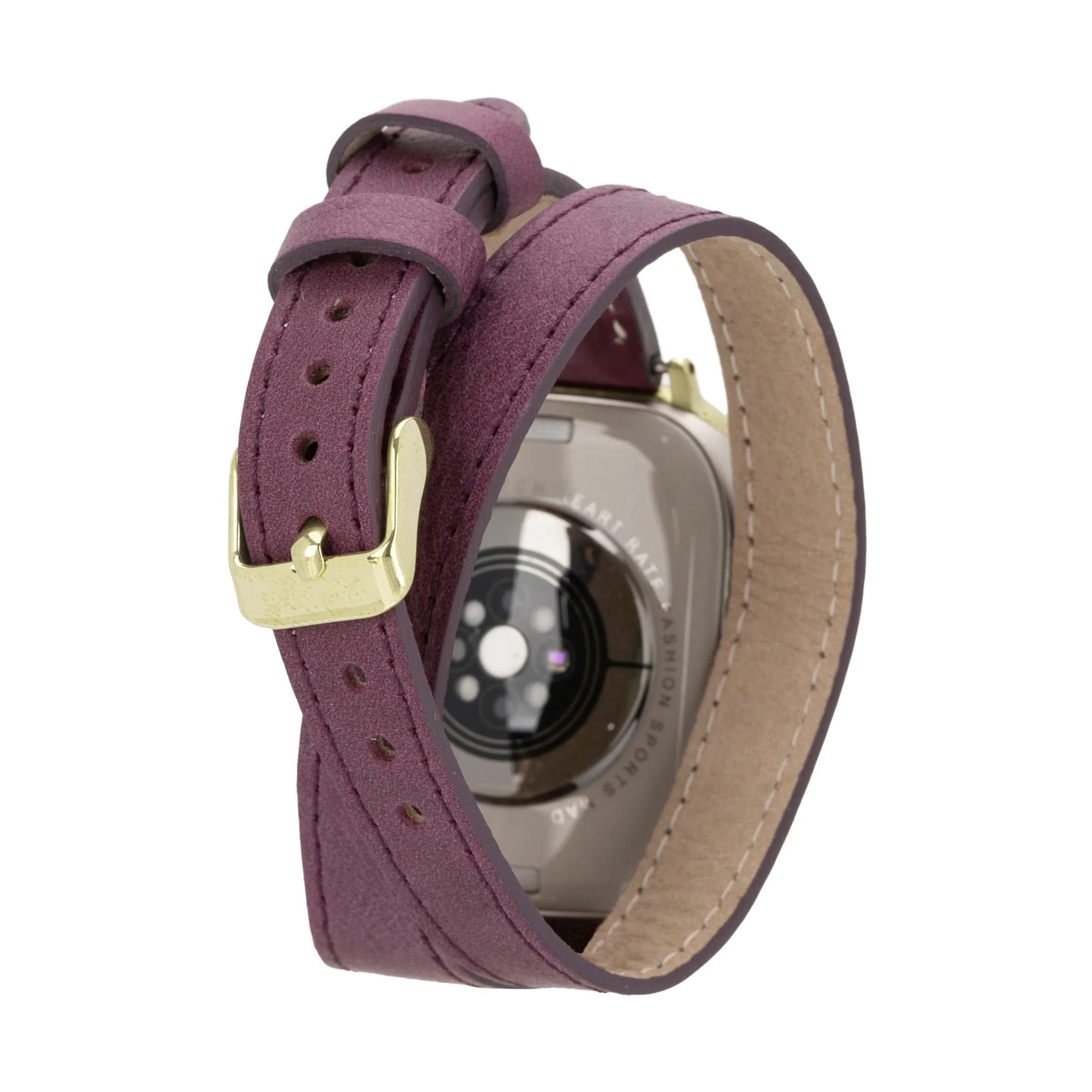 Syracuse Double Tour Leather Bands for Apple Watch 9, Ultra 2 and SE - Image 34