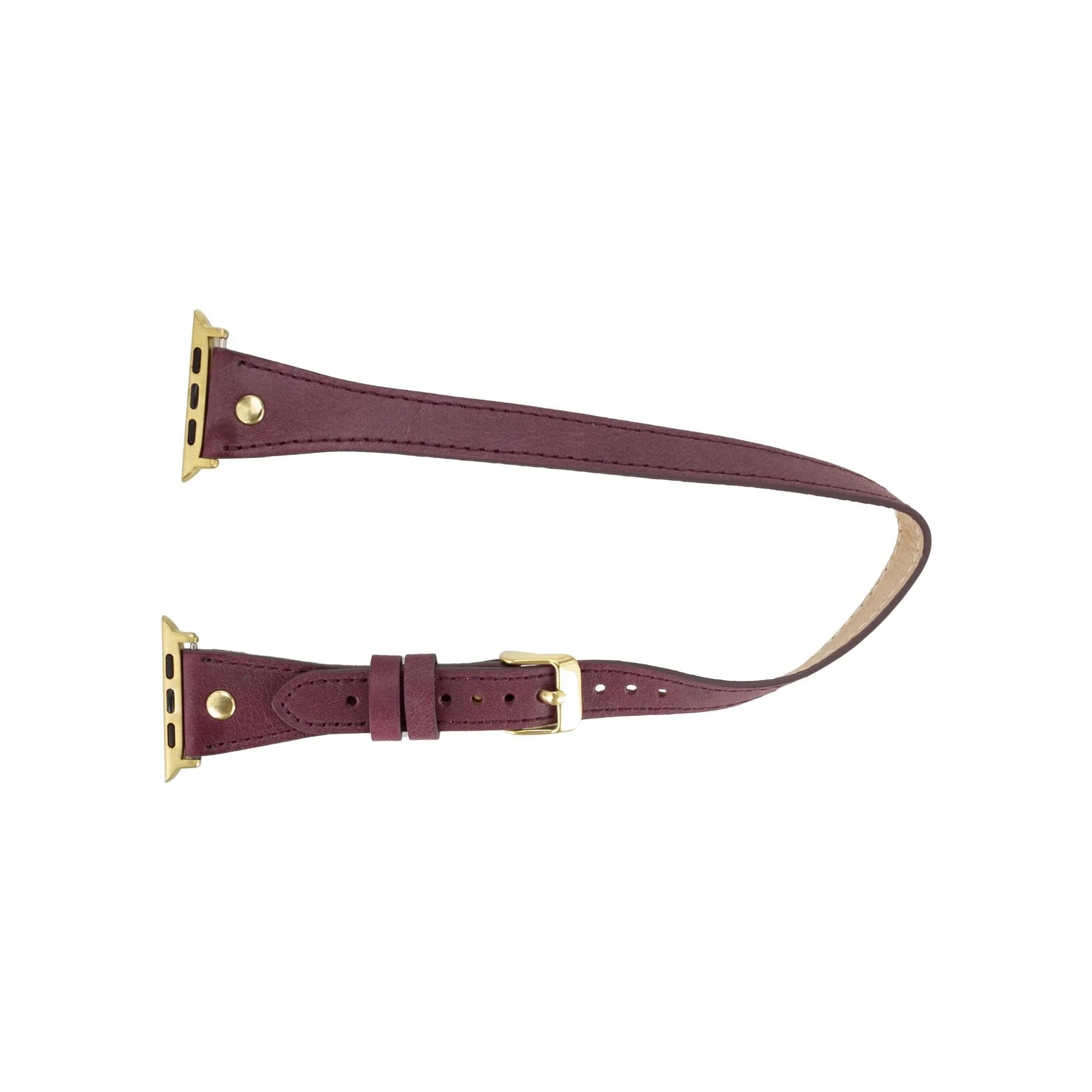 Syracuse Double Tour Leather Bands for Apple Watch 9, Ultra 2 and SE - Image 36