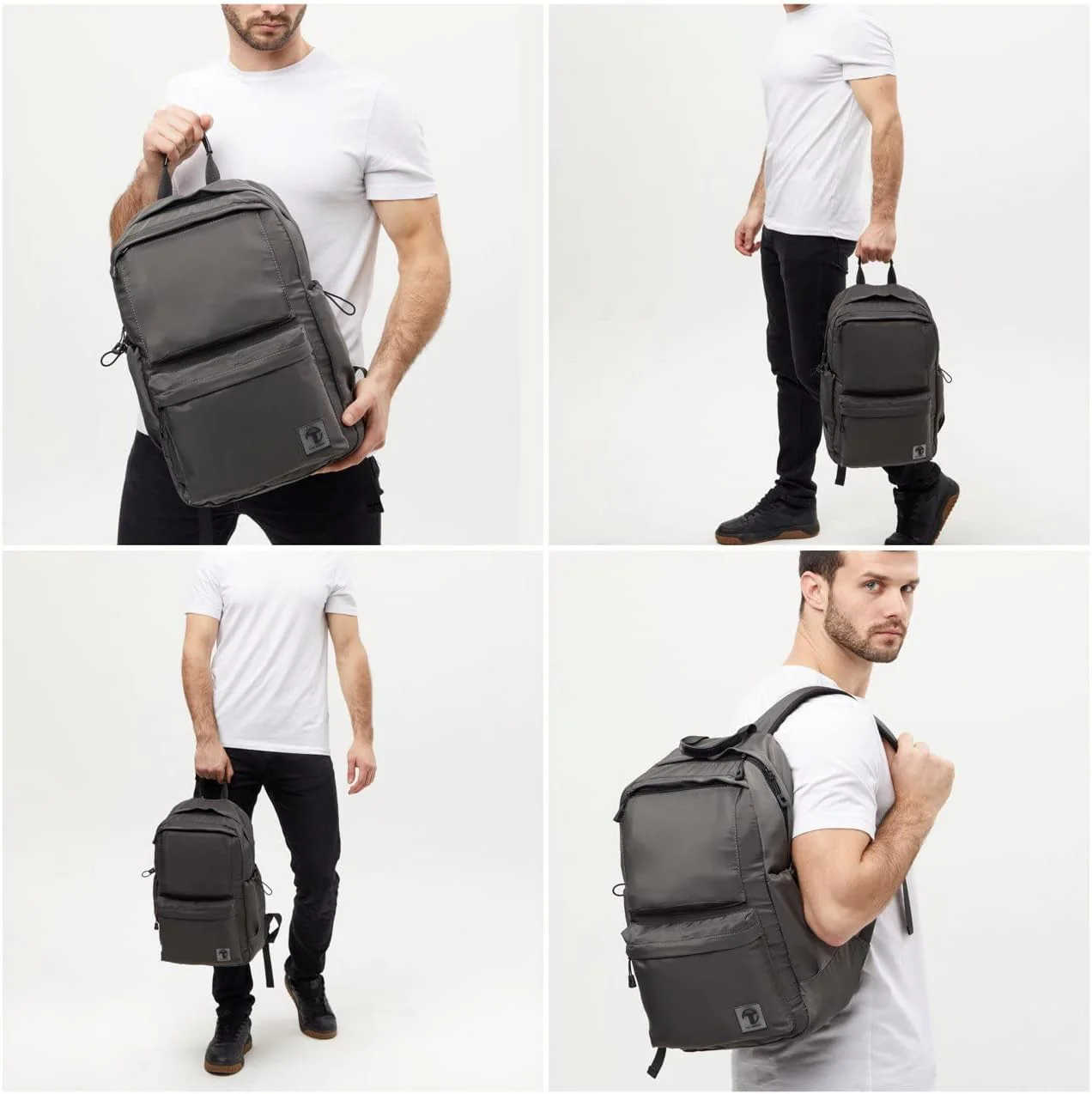Talmont Travel Backpack for Laptop Water Resistant Bookbag Computer Bag Gifts for Men & Women Fits 15.6 Inch Notebook - Image 7