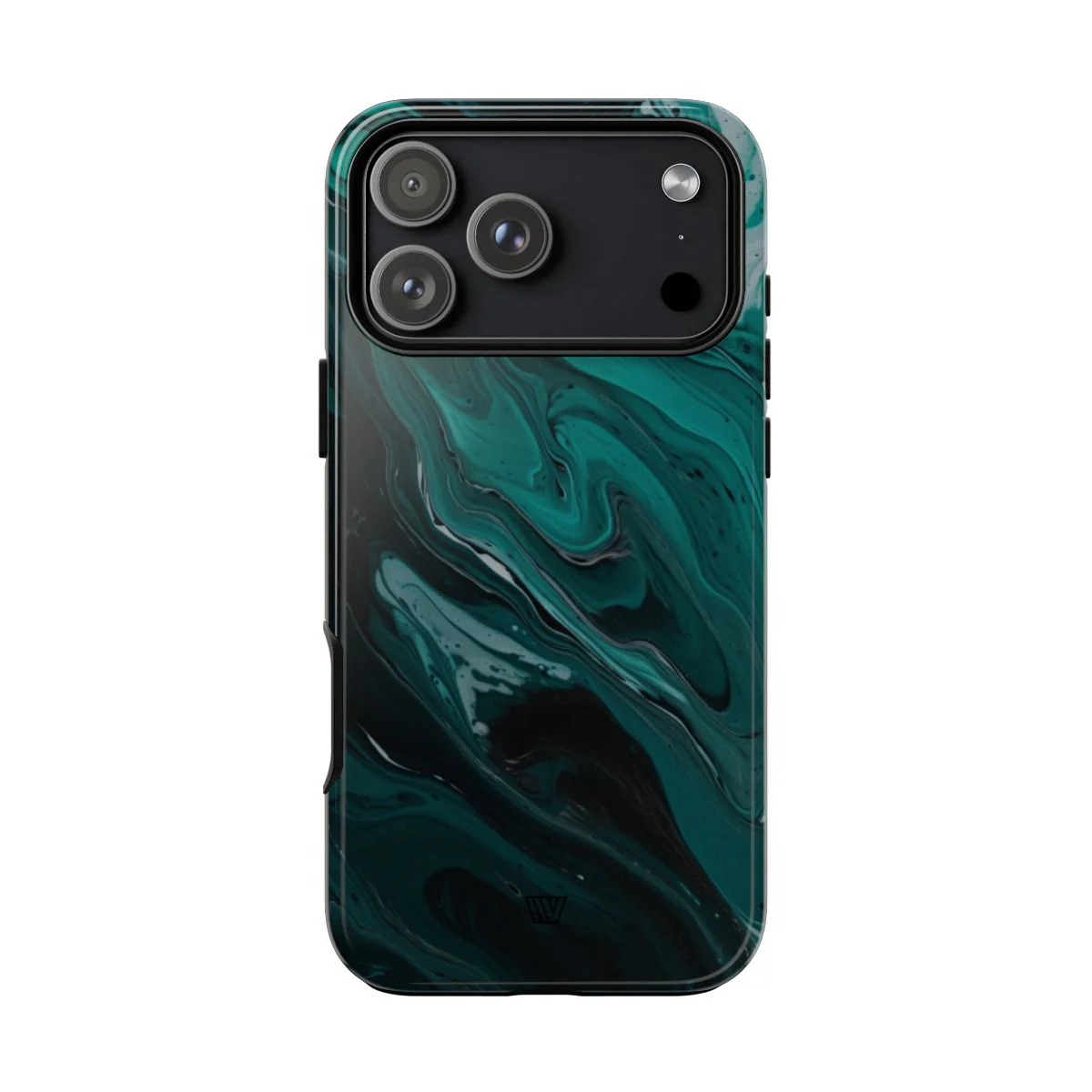 TEAL PAINT SWIRL | Tough Phone Case - Image 100