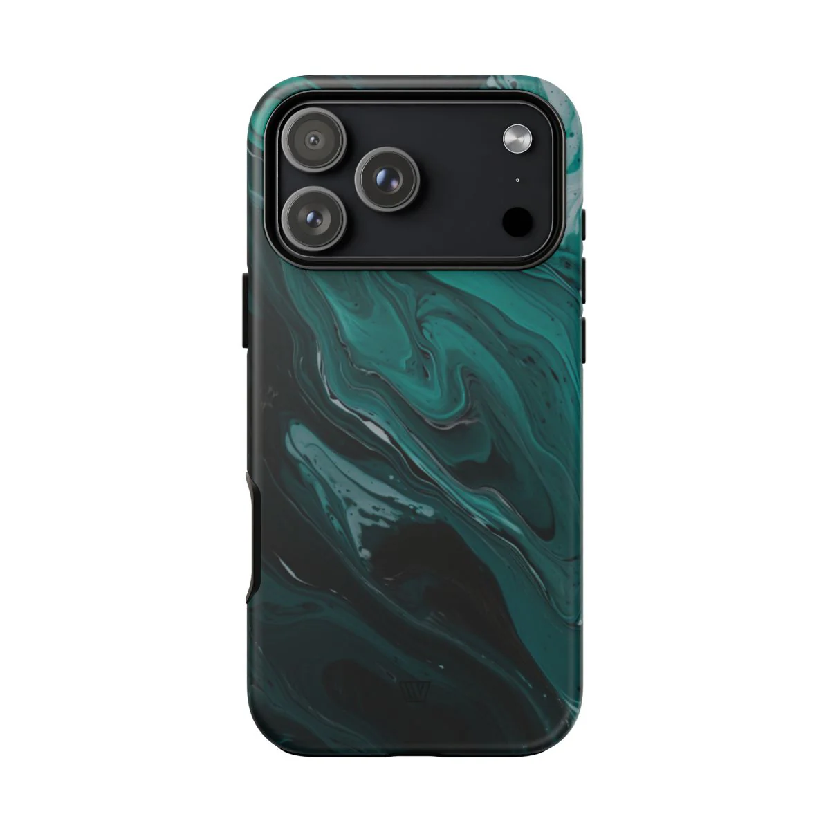 TEAL PAINT SWIRL | Tough Phone Case - Image 101