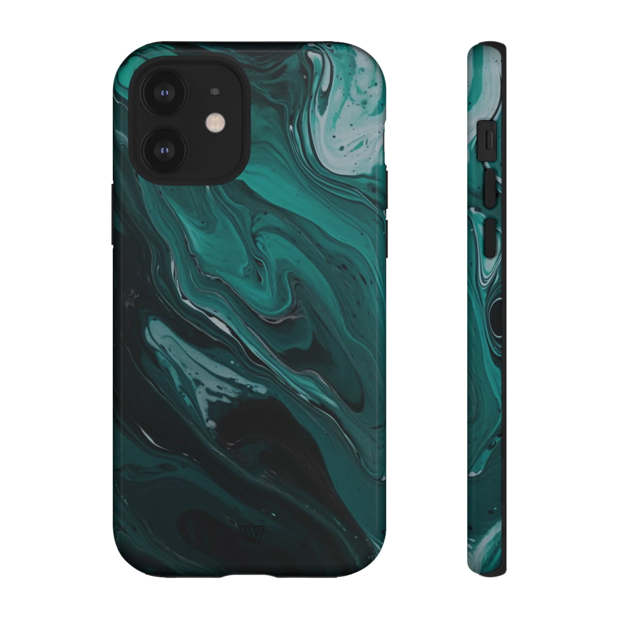TEAL PAINT SWIRL | Tough Phone Case - Image 50