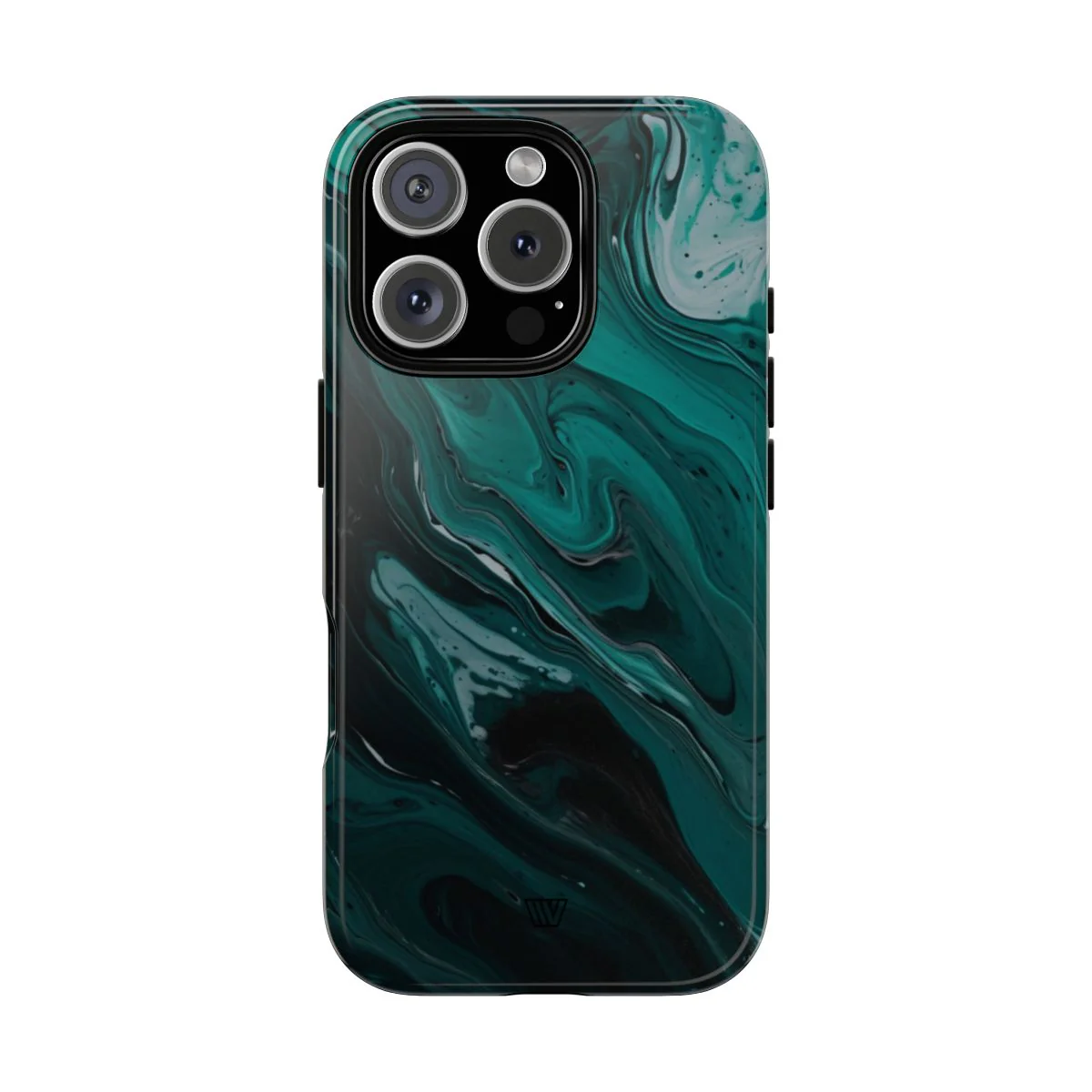 TEAL PAINT SWIRL | Tough Phone Case - Image 57