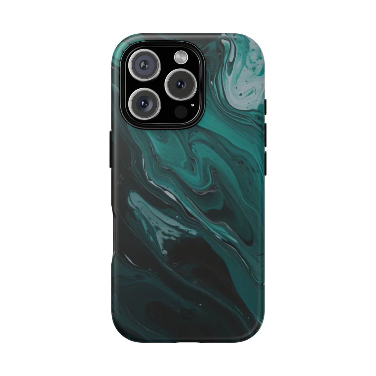 TEAL PAINT SWIRL | Tough Phone Case - Image 58