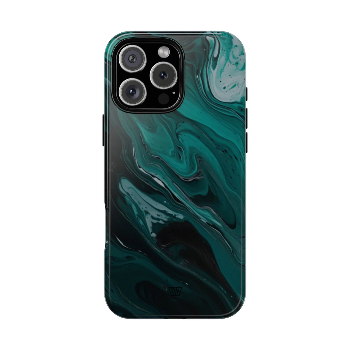 TEAL PAINT SWIRL | Tough Phone Case - Image 59