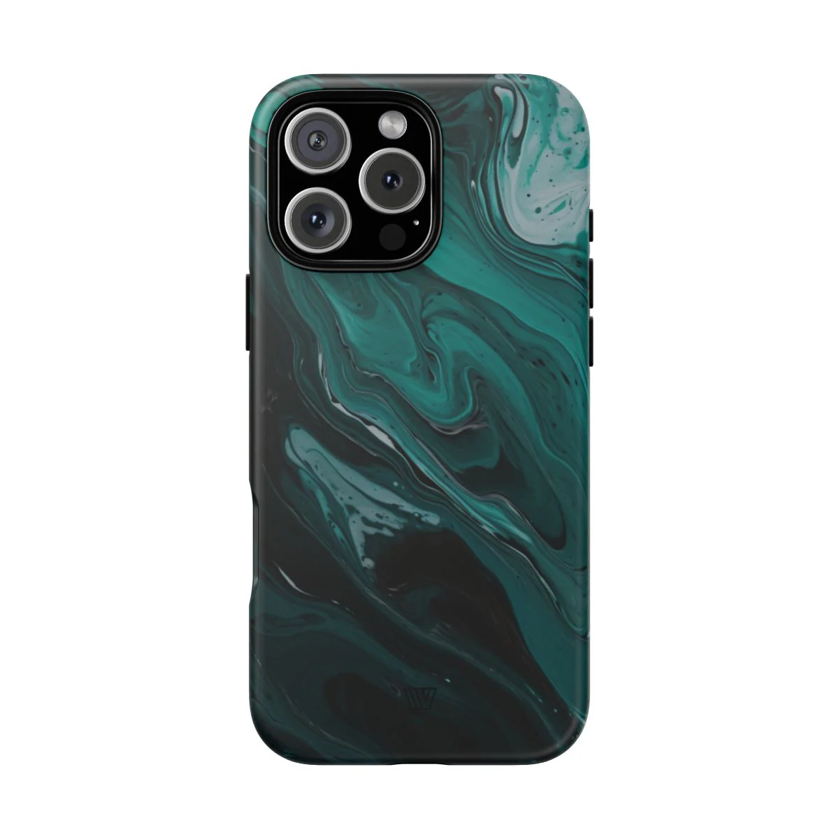 TEAL PAINT SWIRL | Tough Phone Case - Image 60
