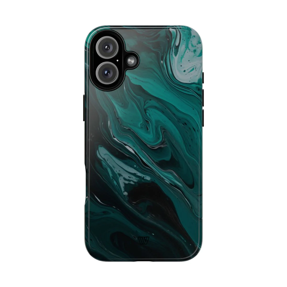 TEAL PAINT SWIRL | Tough Phone Case - Image 62