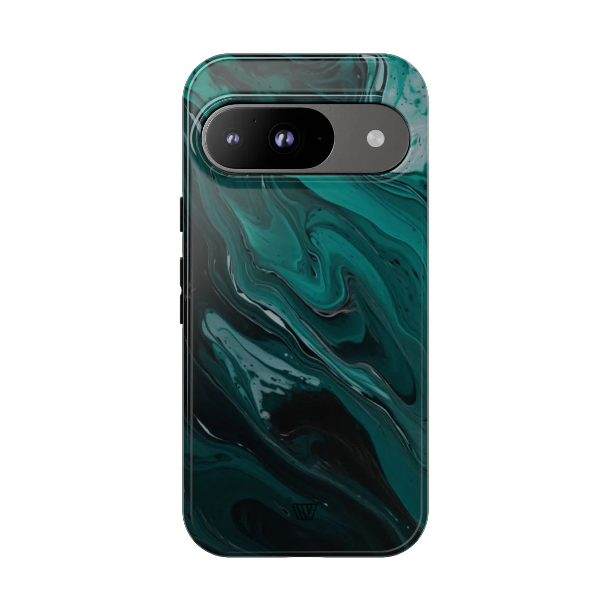 TEAL PAINT SWIRL | Tough Phone Case - Image 72