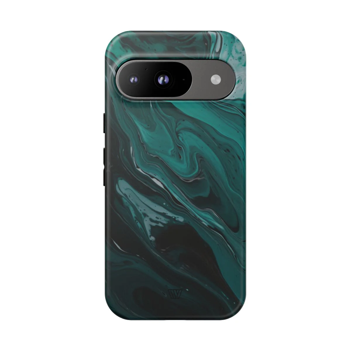 TEAL PAINT SWIRL | Tough Phone Case - Image 73