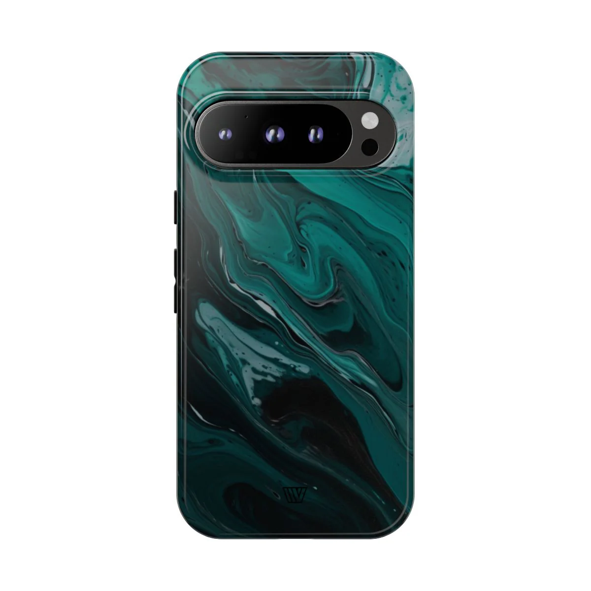 TEAL PAINT SWIRL | Tough Phone Case - Image 74