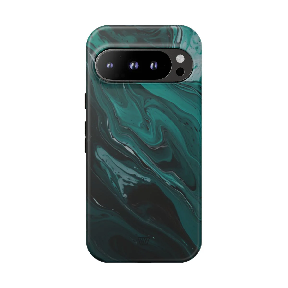 TEAL PAINT SWIRL | Tough Phone Case - Image 75
