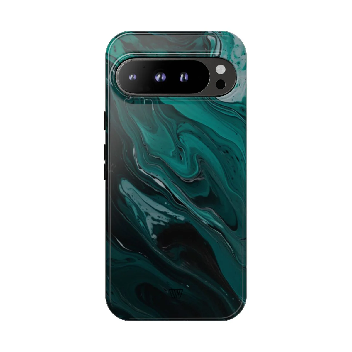 TEAL PAINT SWIRL | Tough Phone Case - Image 76