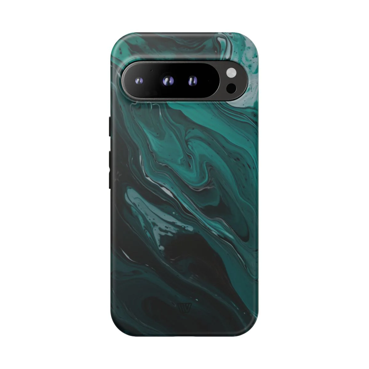 TEAL PAINT SWIRL | Tough Phone Case - Image 77