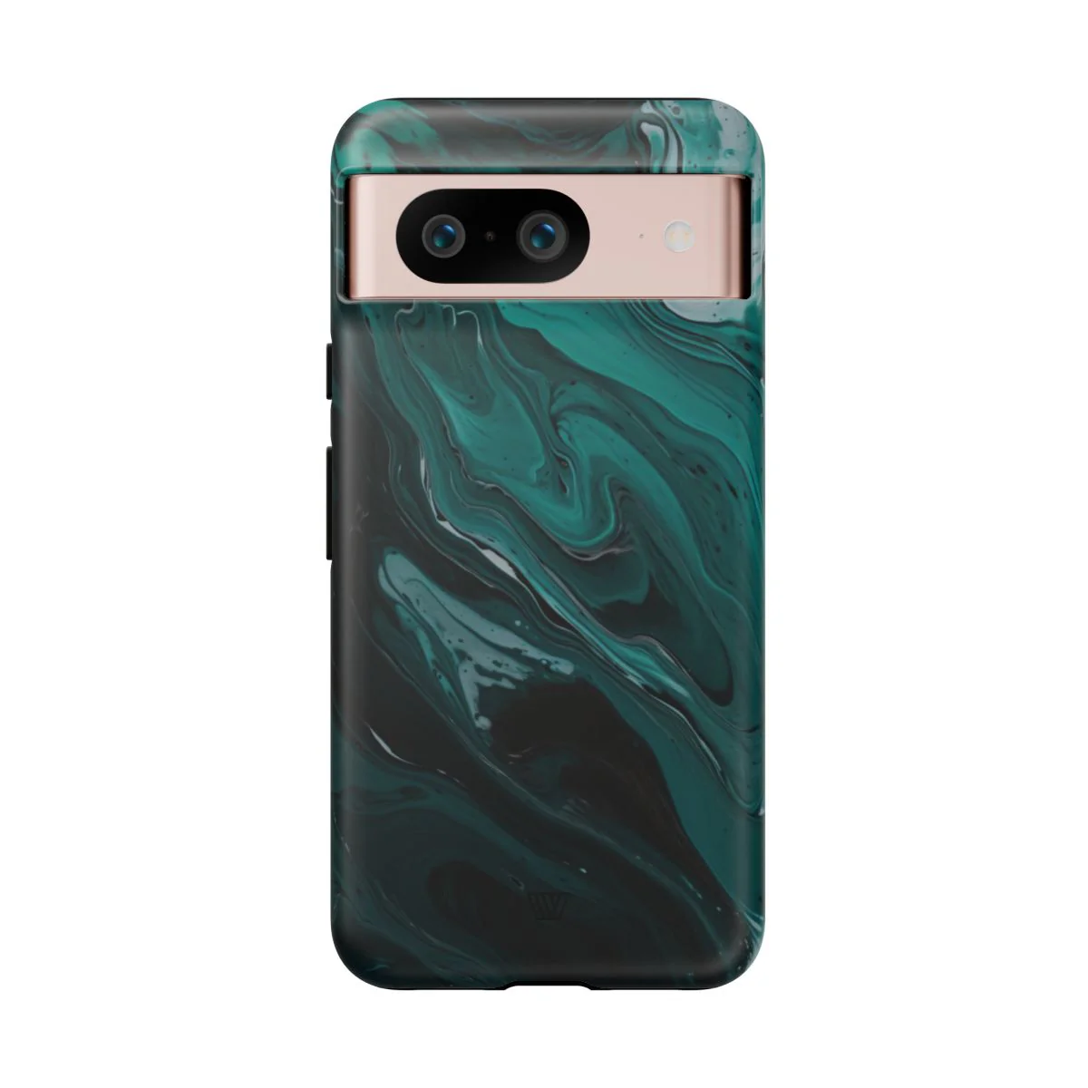 TEAL PAINT SWIRL | Tough Phone Case - Image 79