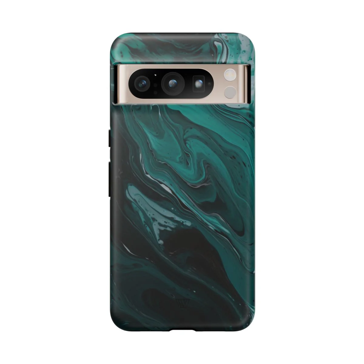 TEAL PAINT SWIRL | Tough Phone Case - Image 81