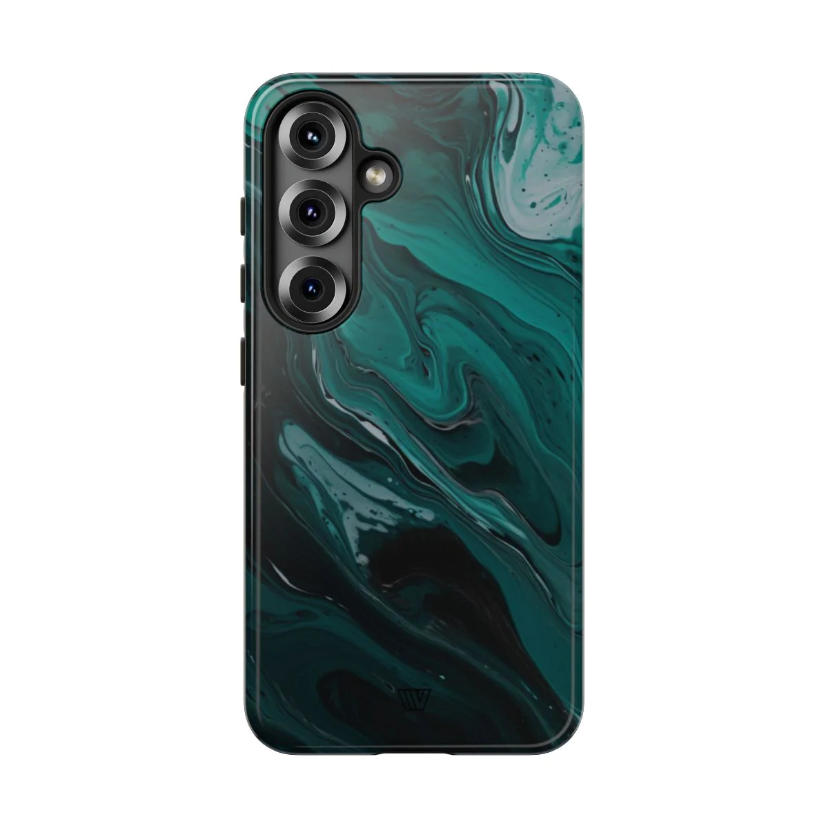 TEAL PAINT SWIRL | Tough Phone Case - Image 82