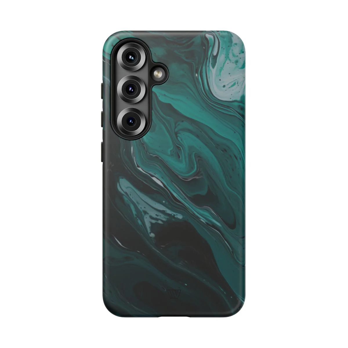 TEAL PAINT SWIRL | Tough Phone Case - Image 83